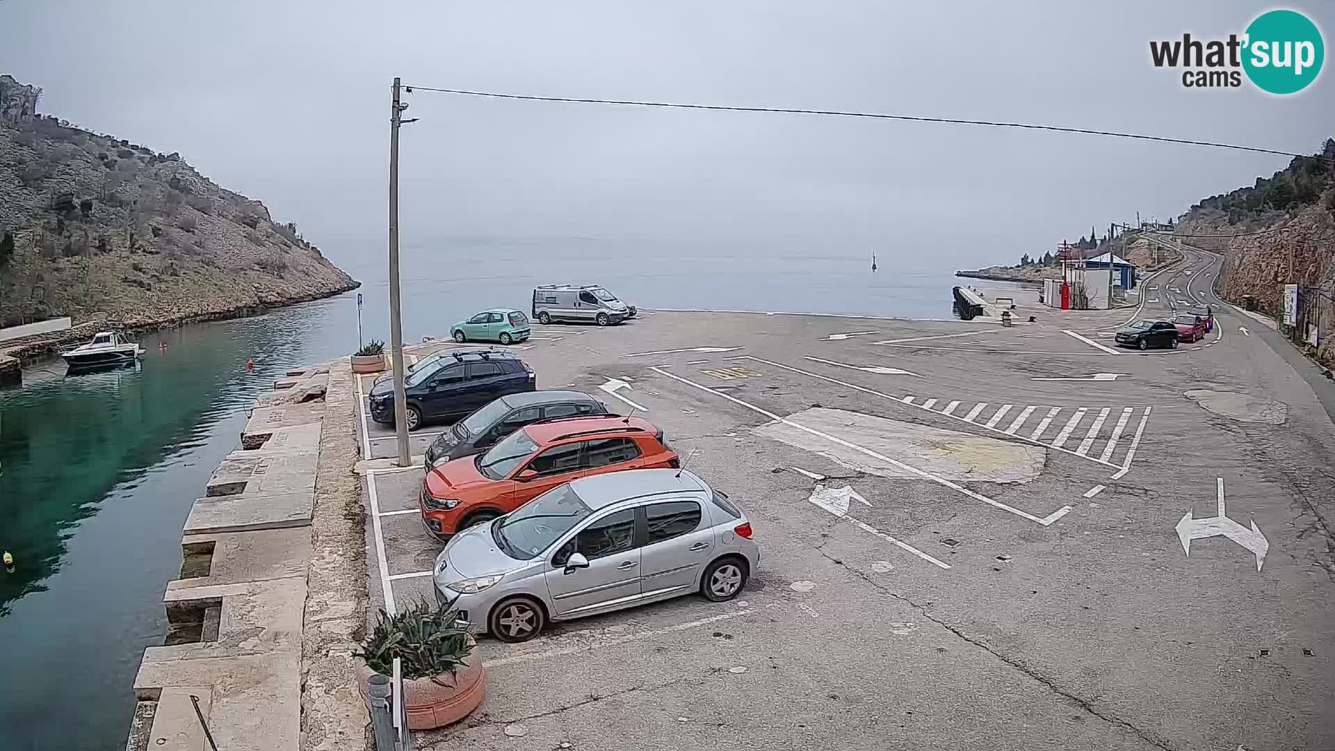 Webcam porto traghetti di Prizna – per l’isola di Pag