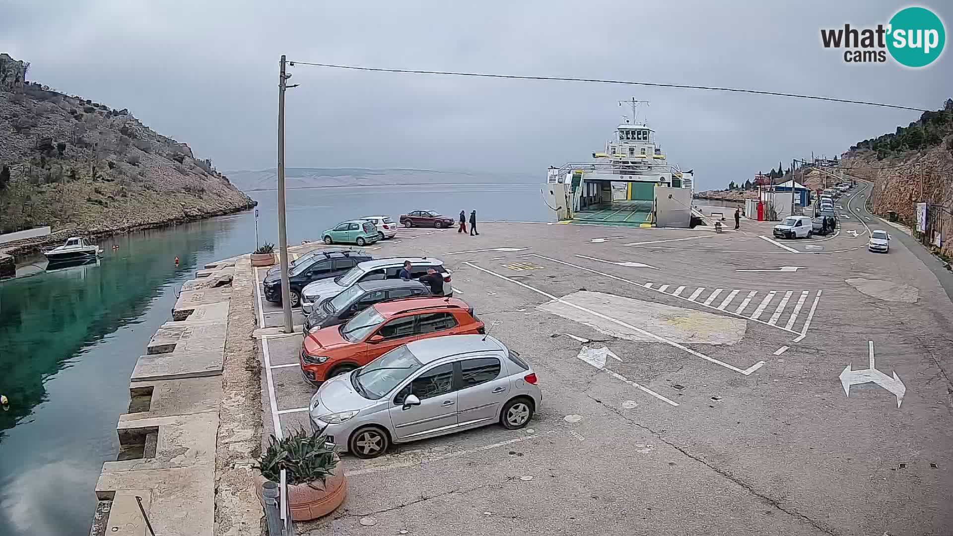 Webcam porto traghetti di Prizna – per l’isola di Pag