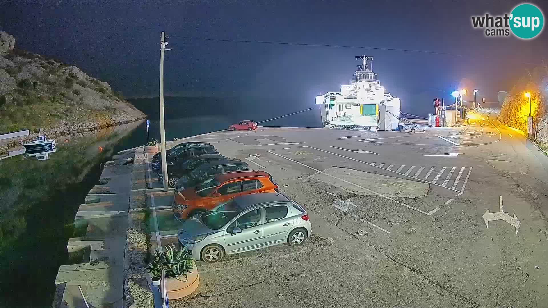 Webcam porto traghetti di Prizna – per l’isola di Pag