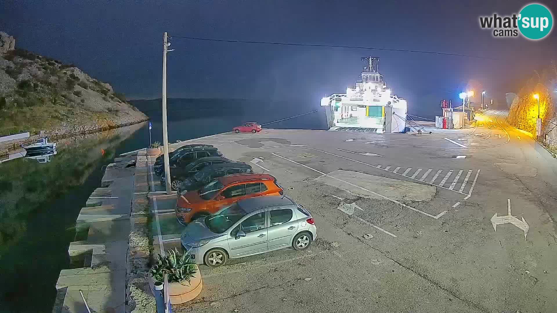 Webcam porto traghetti di Prizna – per l’isola di Pag