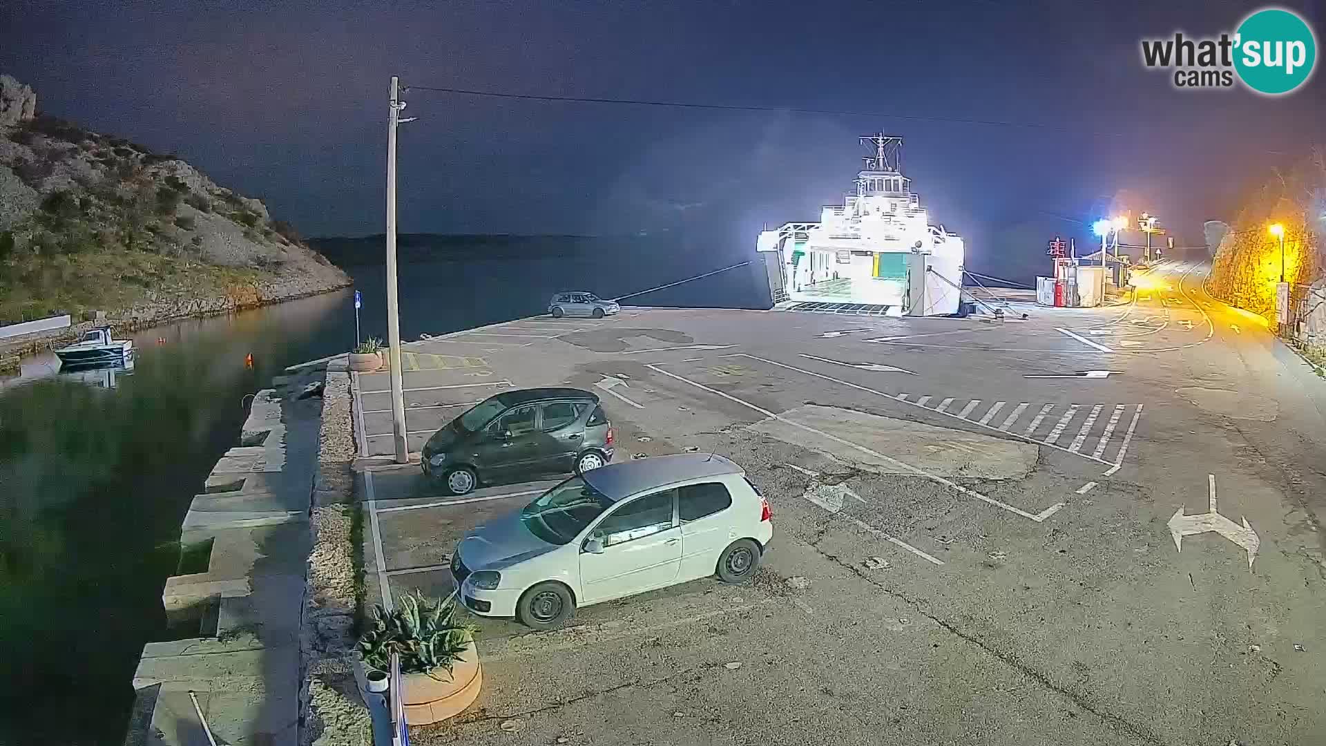 Webcam porto traghetti di Prizna – per l’isola di Pag