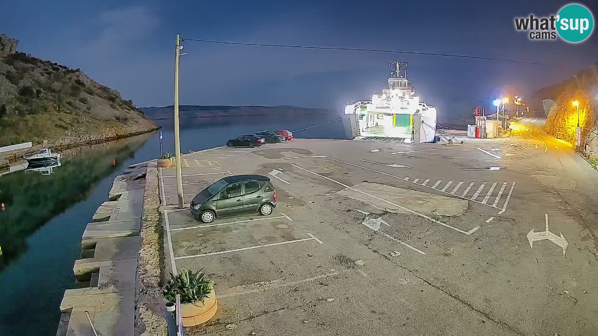 Webcam porto traghetti di Prizna – per l’isola di Pag