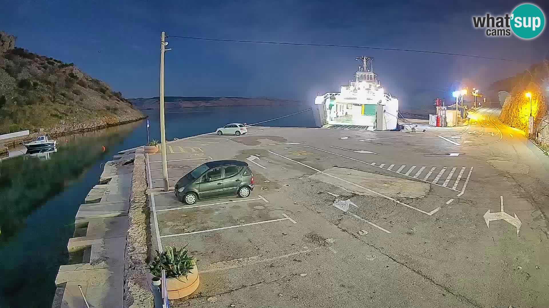 Webcam porto traghetti di Prizna – per l’isola di Pag