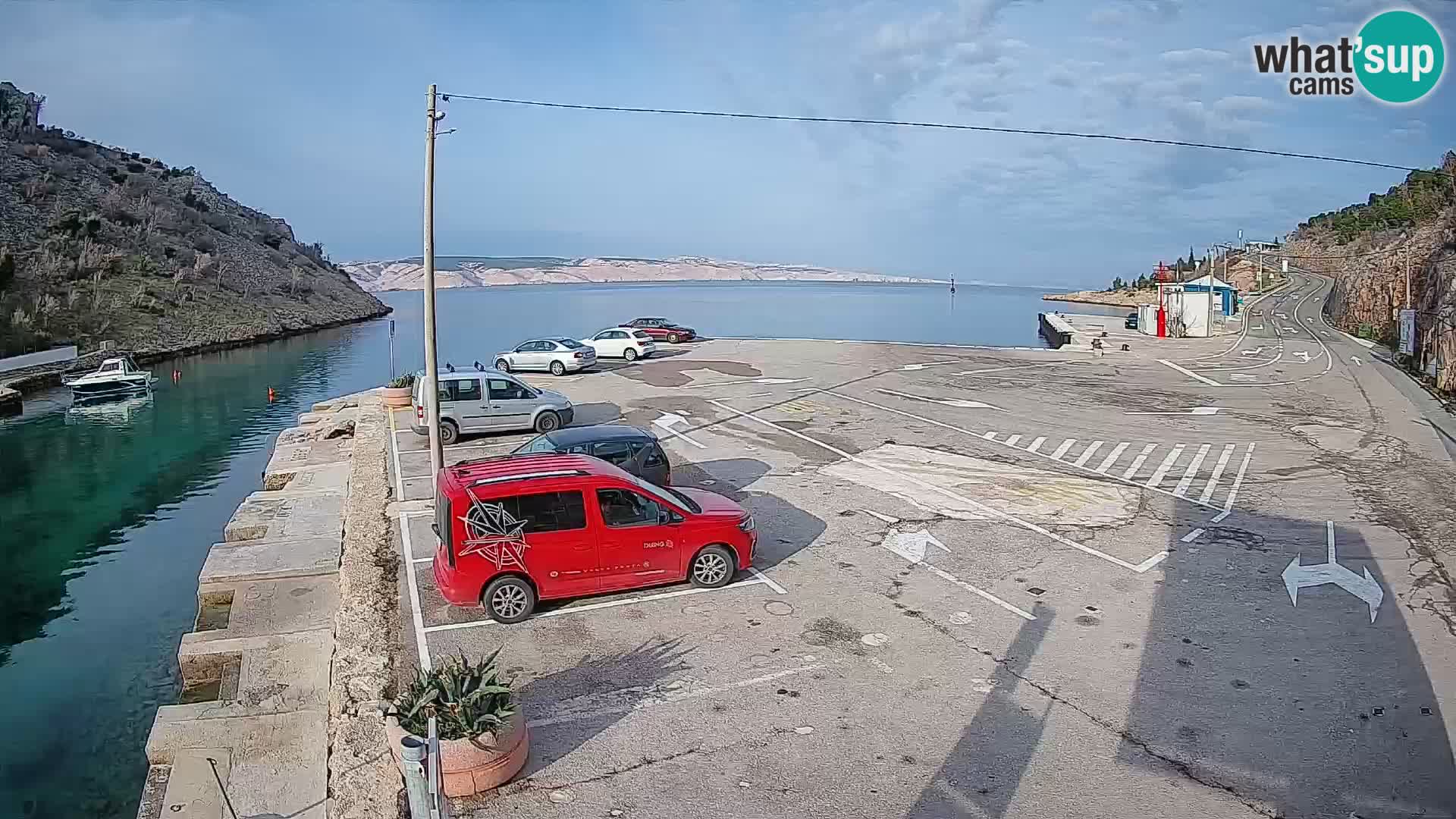 Webcam porto traghetti di Prizna – per l’isola di Pag