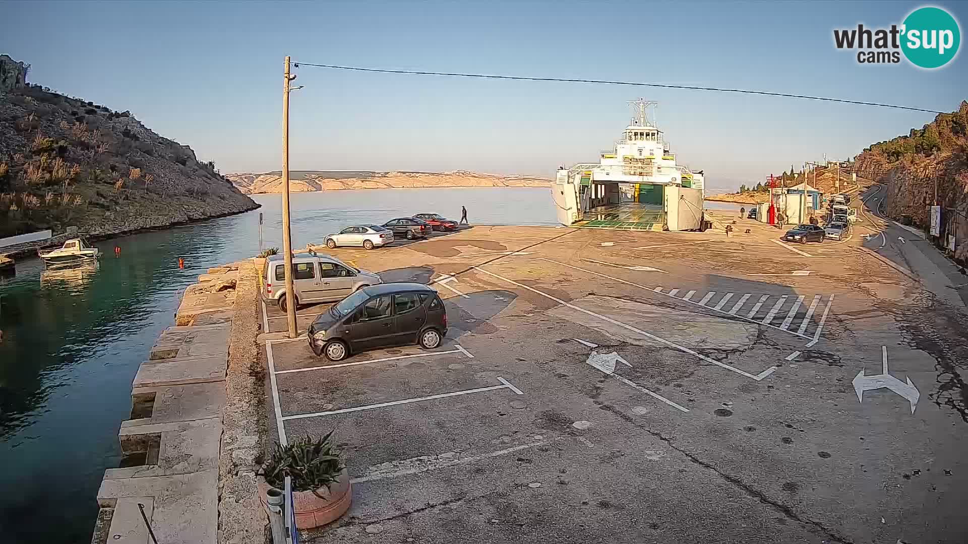 Webcam porto traghetti di Prizna – per l’isola di Pag