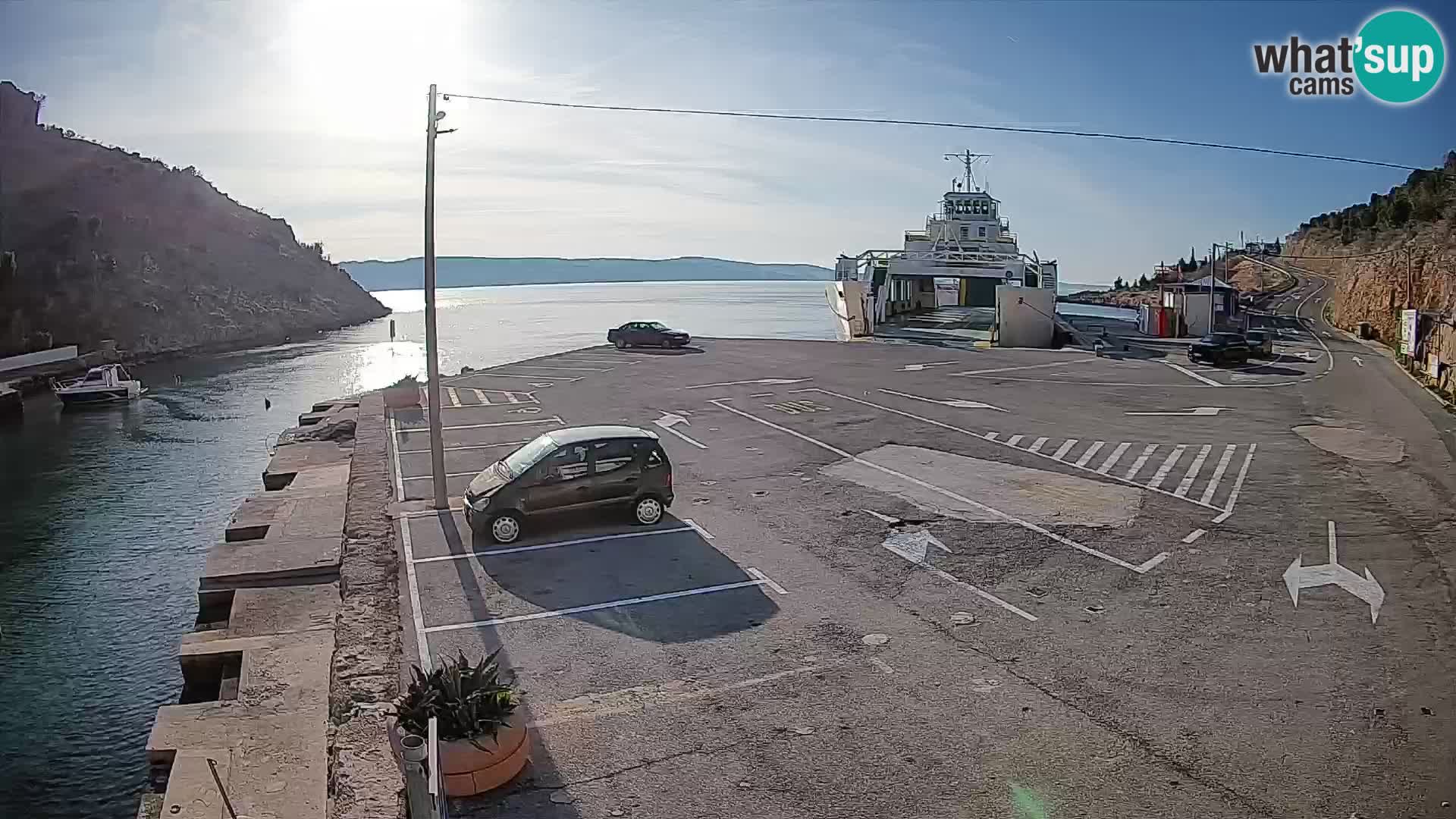 Webcam porto traghetti di Prizna – per l’isola di Pag