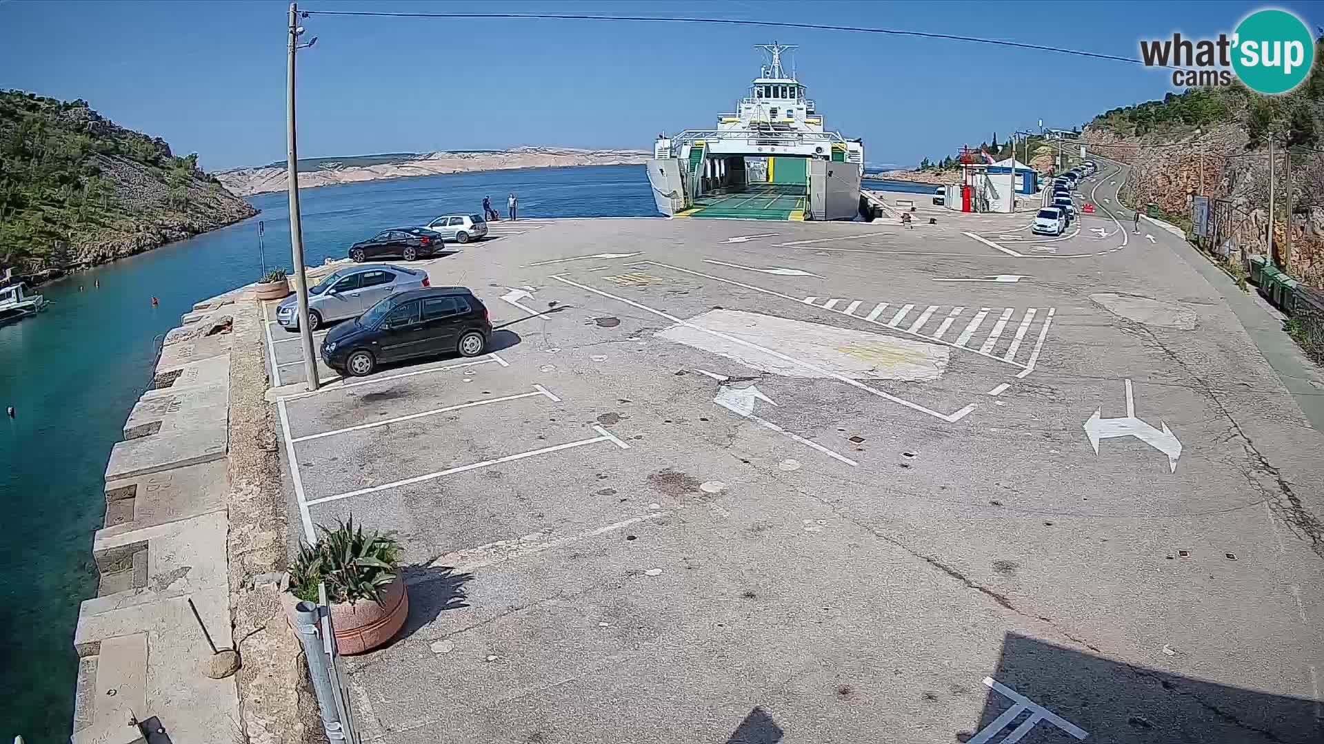 Webcam porto traghetti di Prizna – per l’isola di Pag