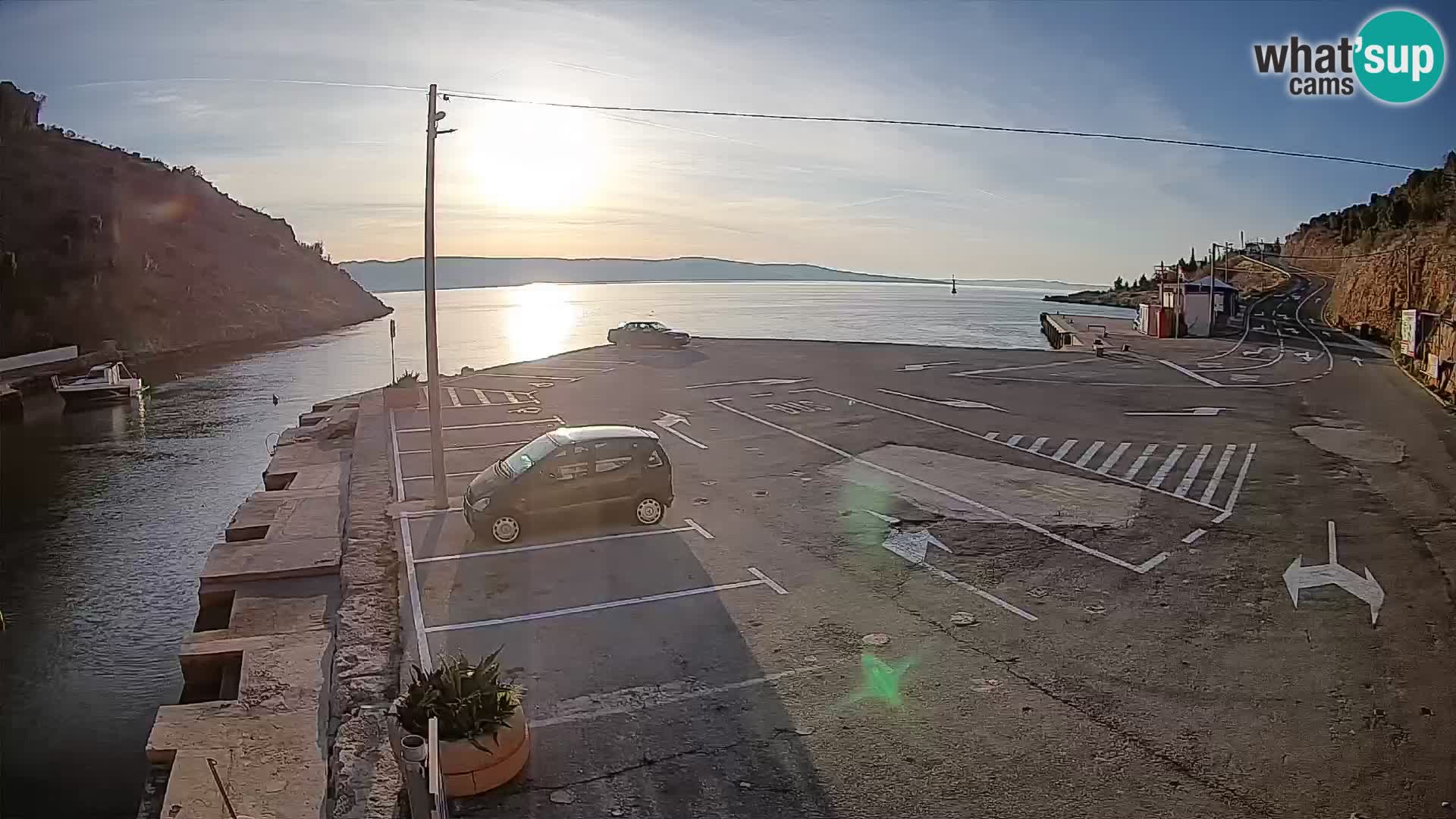 Webcam porto traghetti di Prizna – per l’isola di Pag