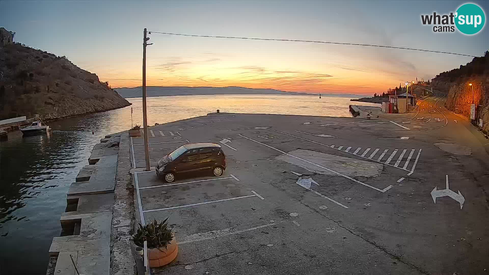 Webcam porto traghetti di Prizna – per l’isola di Pag