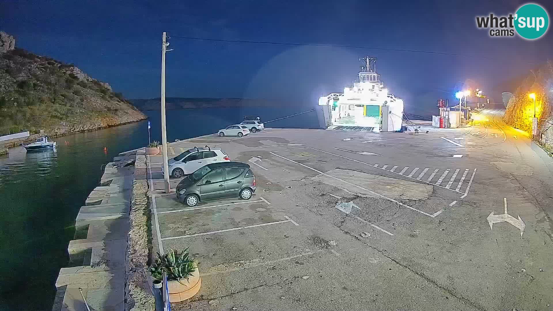 Webcam porto traghetti di Prizna – per l’isola di Pag