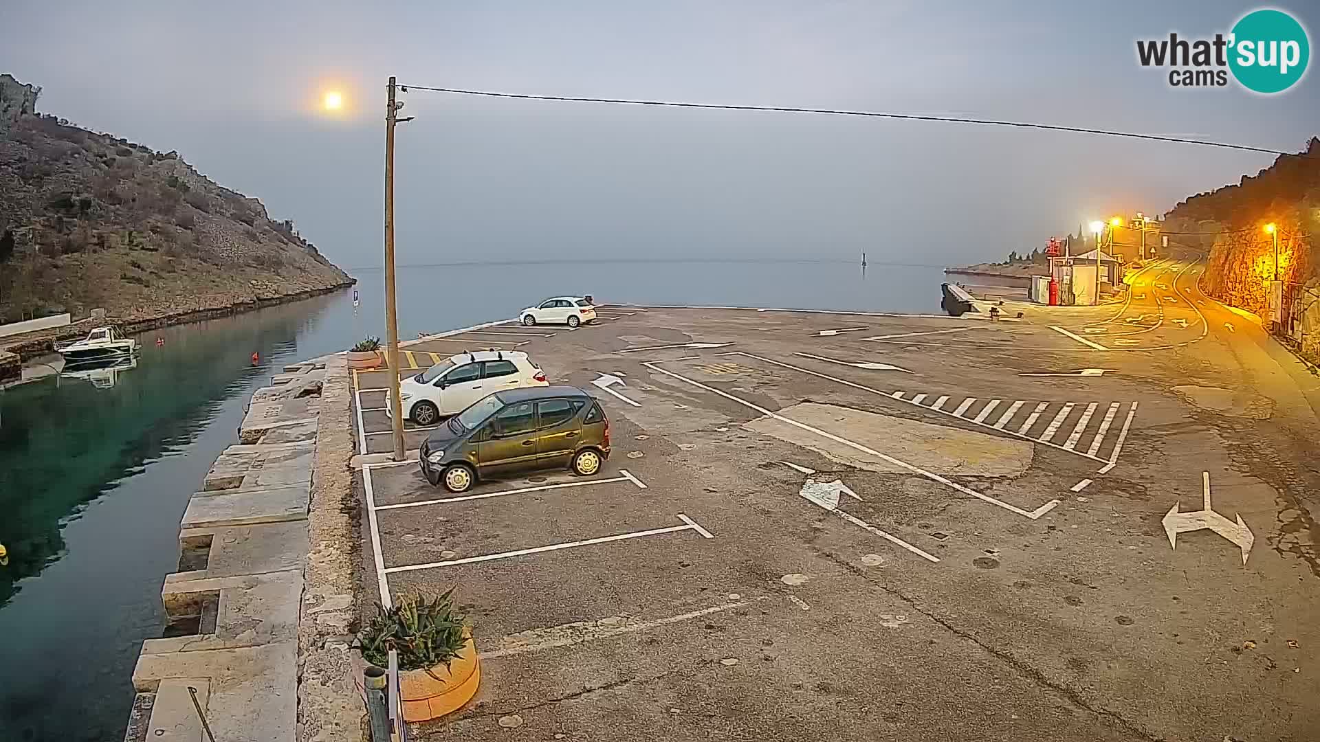 Webcam porto traghetti di Prizna – per l’isola di Pag