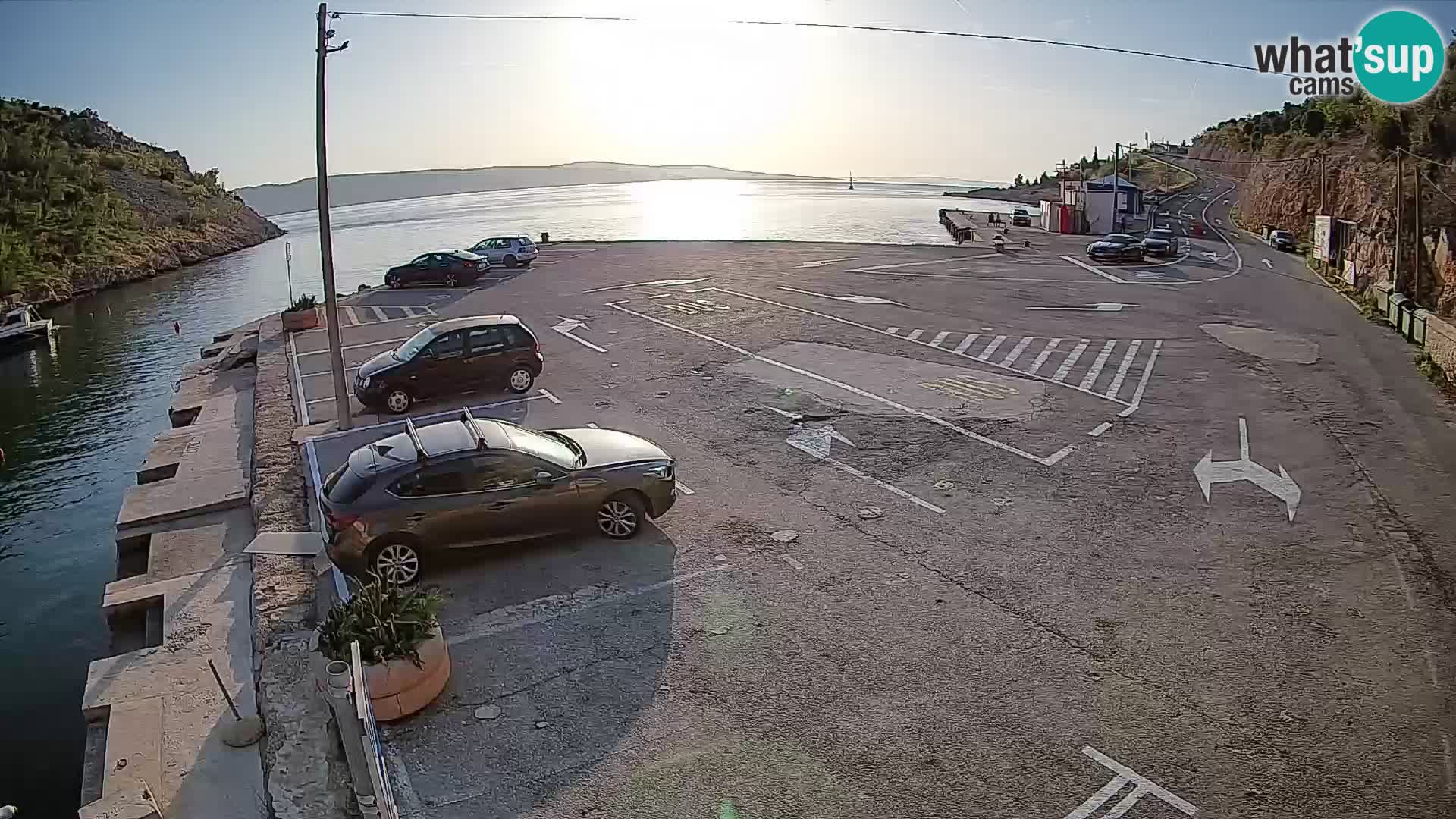 Webcam porto traghetti di Prizna – per l’isola di Pag