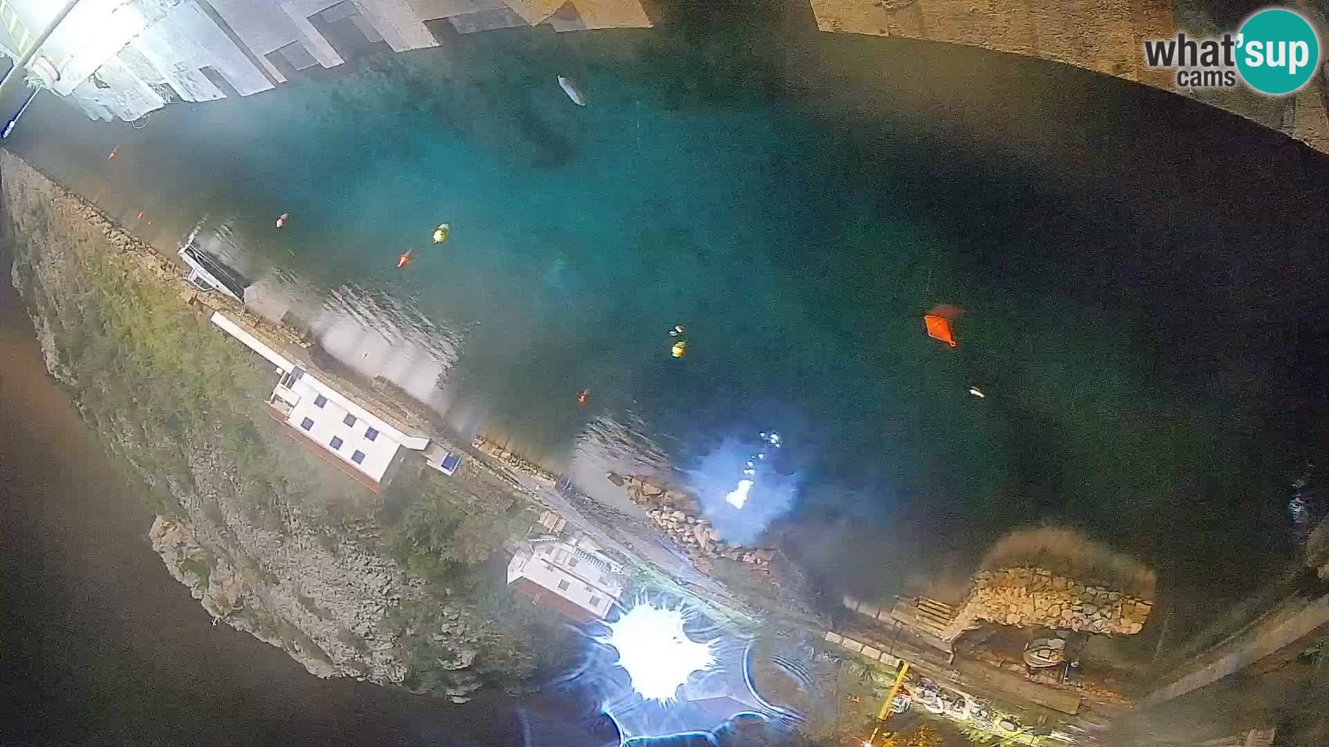 Webcam Fährhafen Prizna – zur Insel Pag