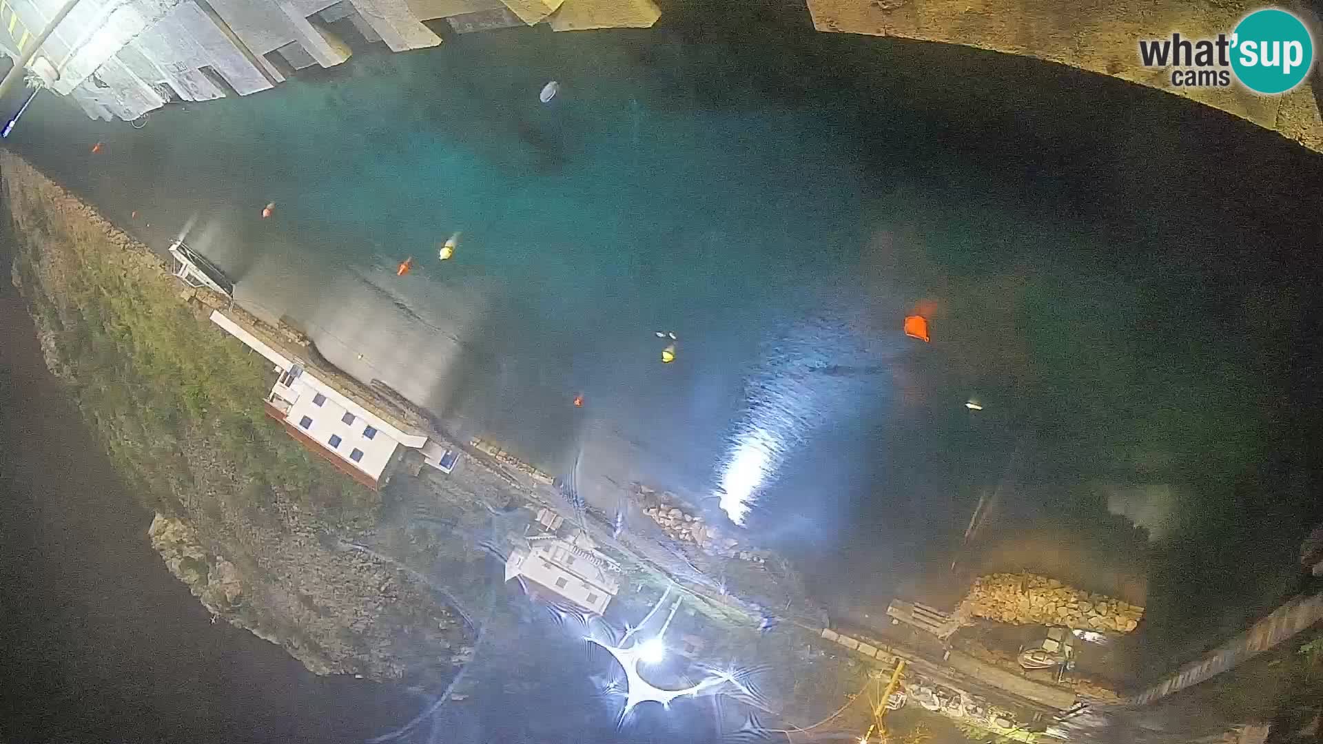 Webcam Prizna ferry port to Pag island