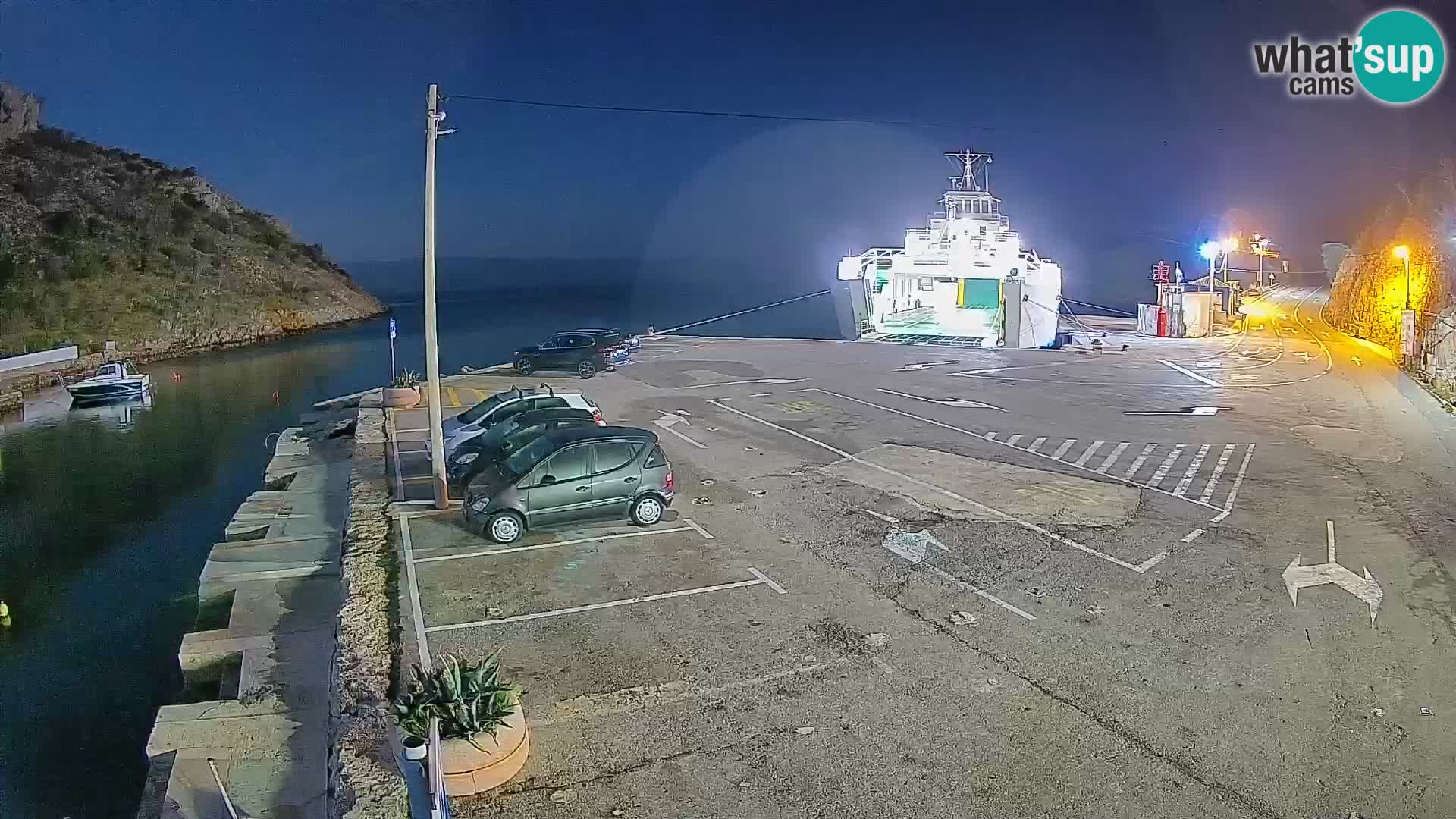 Webcam porto traghetti di Prizna – per l’isola di Pag