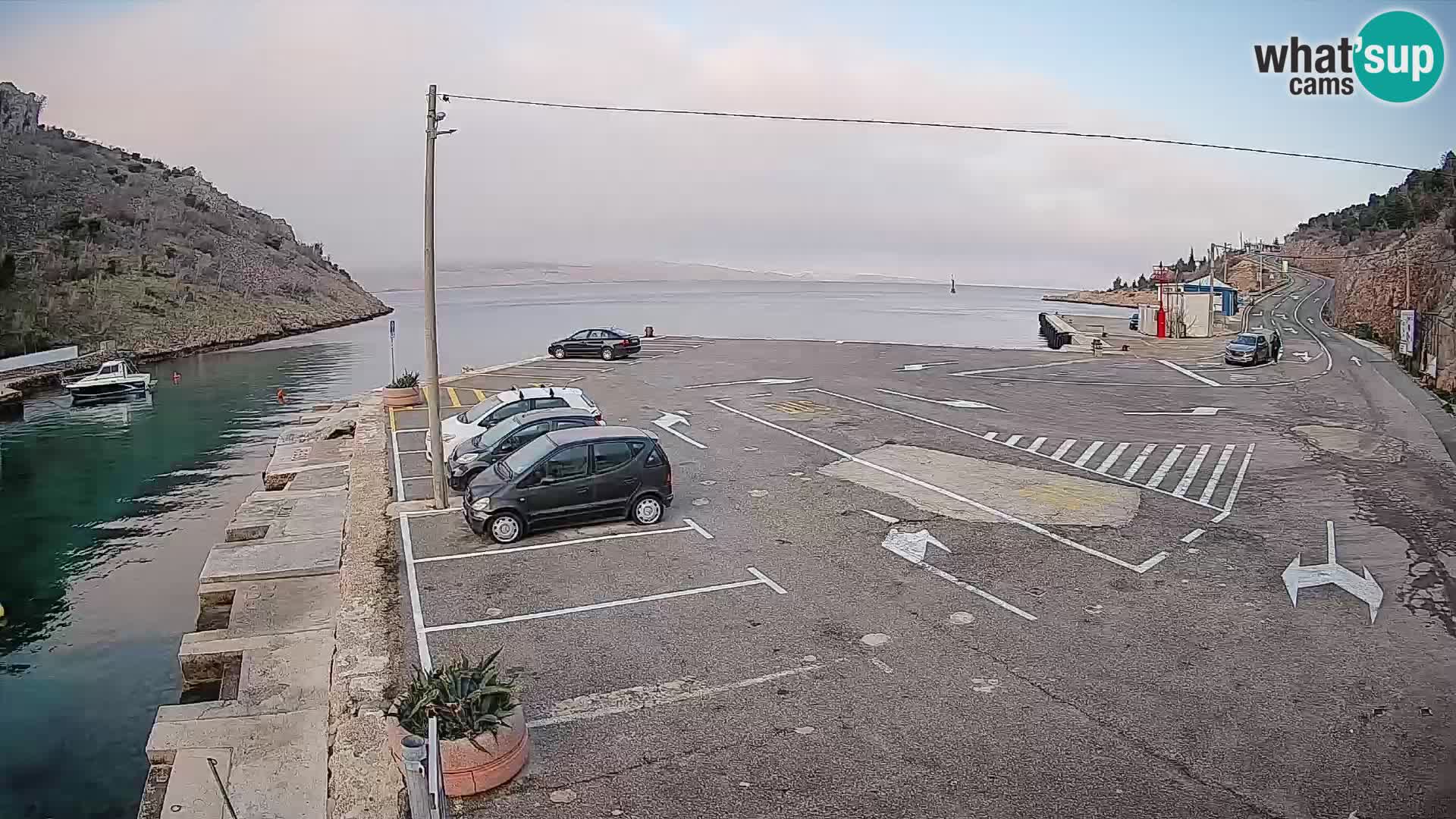 Webcam porto traghetti di Prizna – per l’isola di Pag