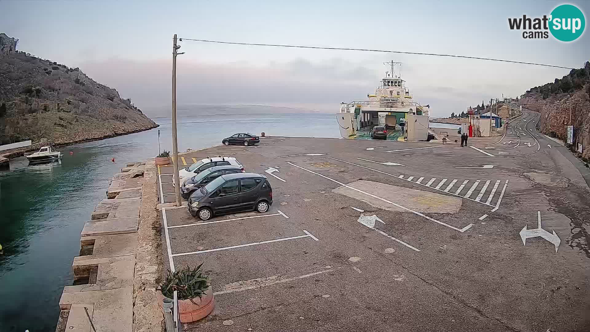 Webcam porto traghetti di Prizna – per l’isola di Pag