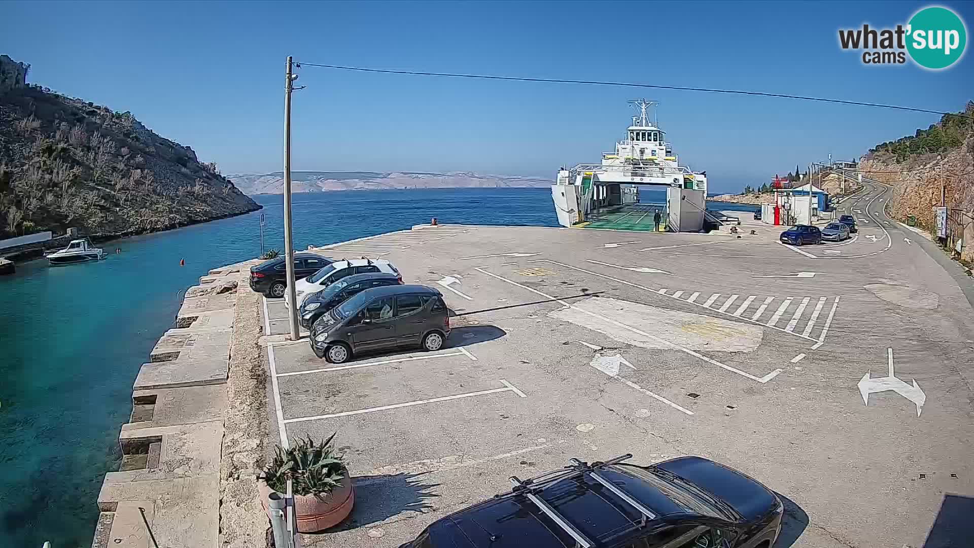 Webcam porto traghetti di Prizna – per l’isola di Pag