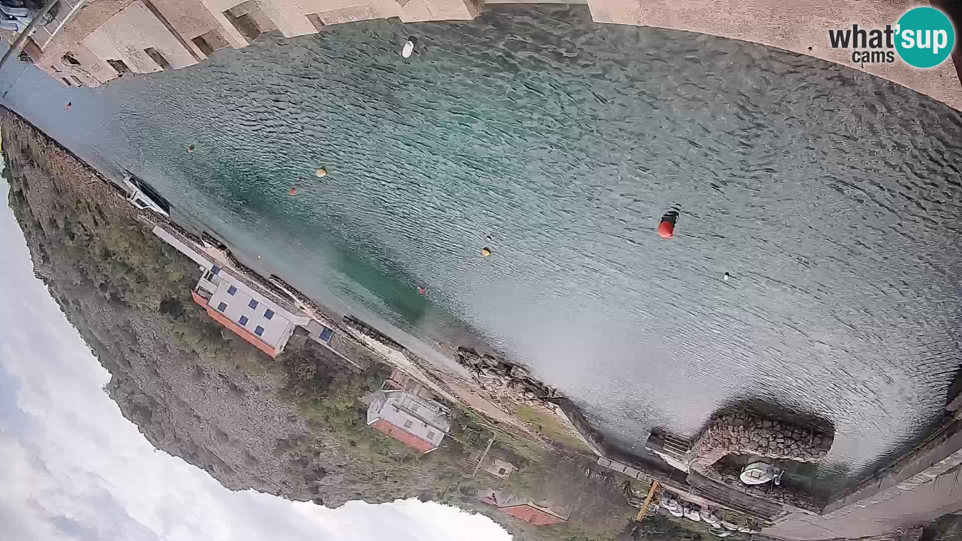 Webcam Prizna ferry port to Pag island