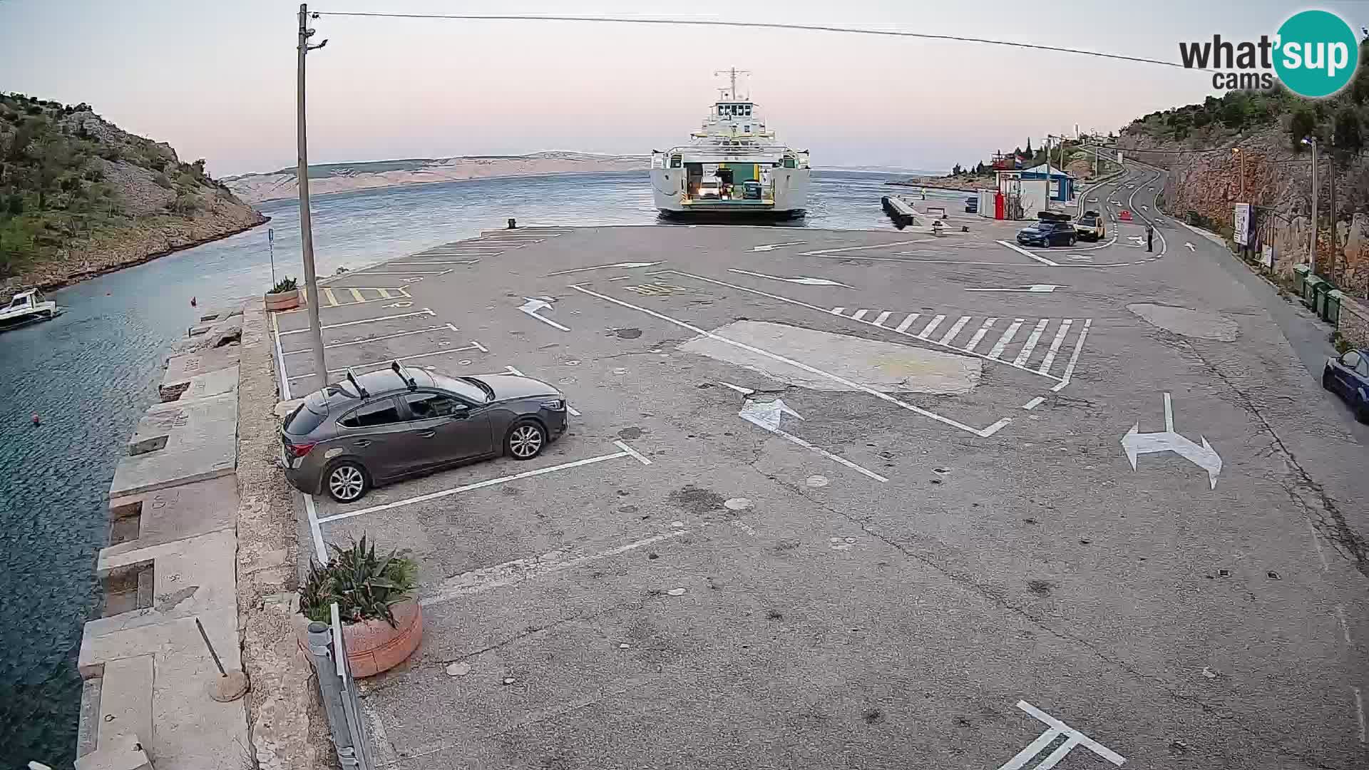 Webcam porto traghetti di Prizna – per l’isola di Pag