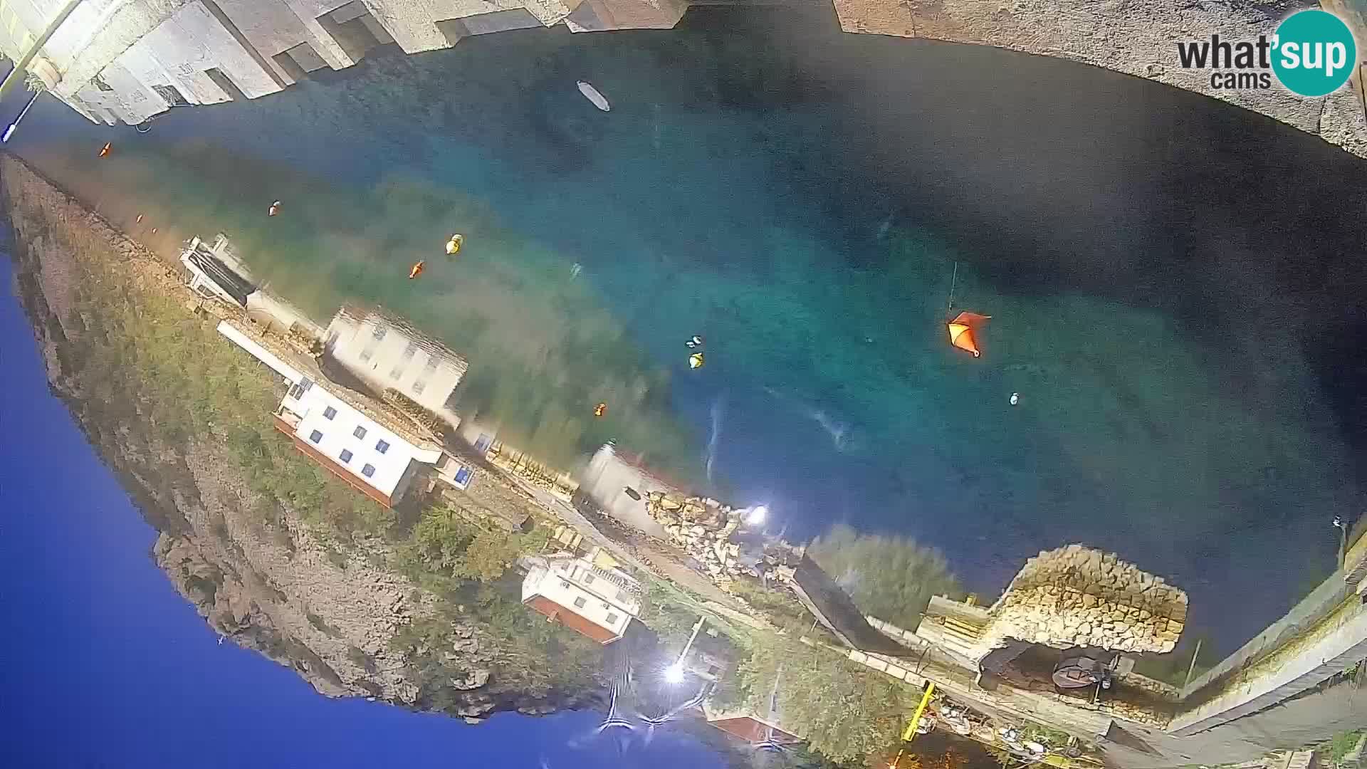 Webcam Fährhafen Prizna – zur Insel Pag