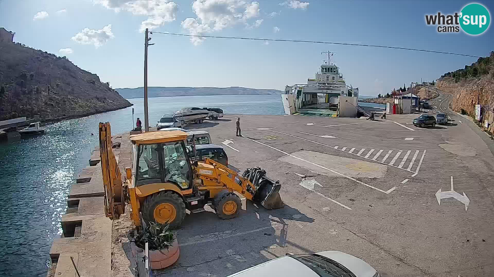 Webcam porto traghetti di Prizna – per l’isola di Pag