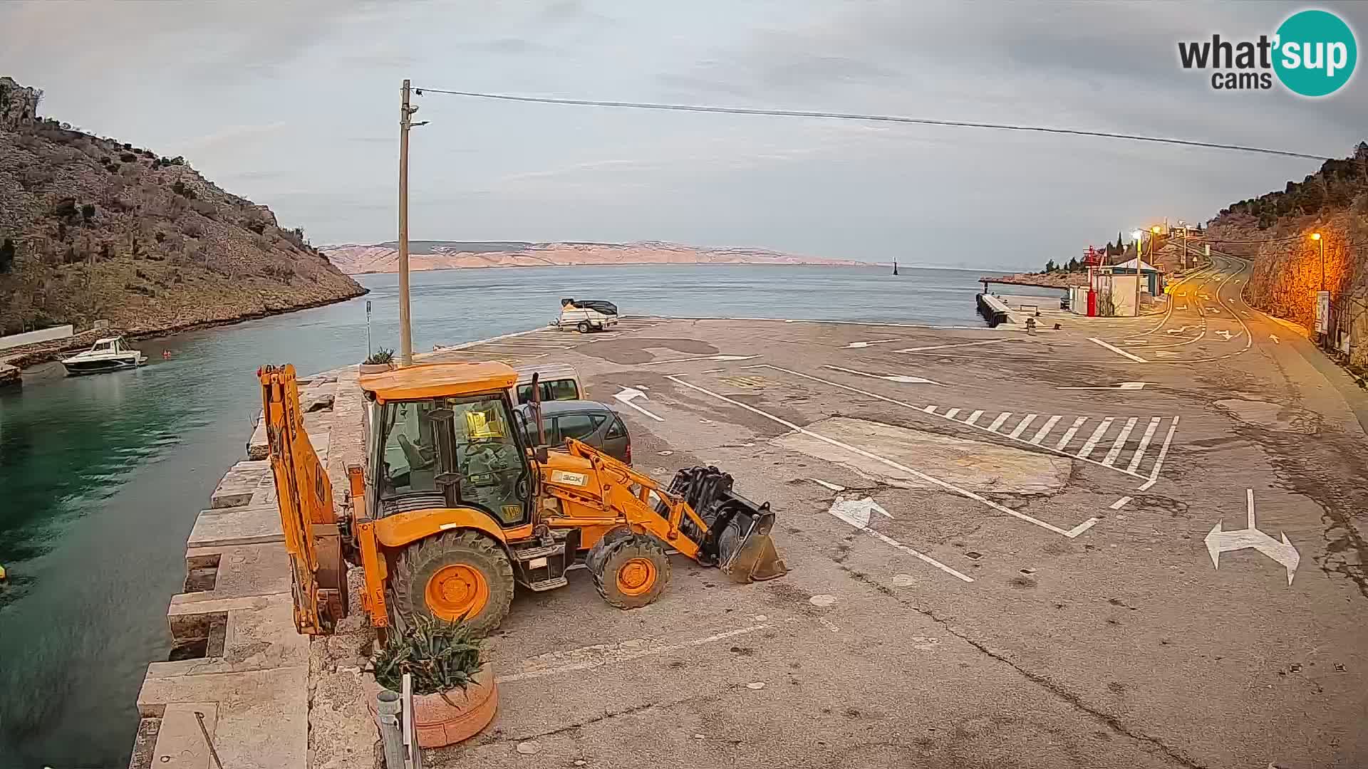 Webcam porto traghetti di Prizna – per l’isola di Pag