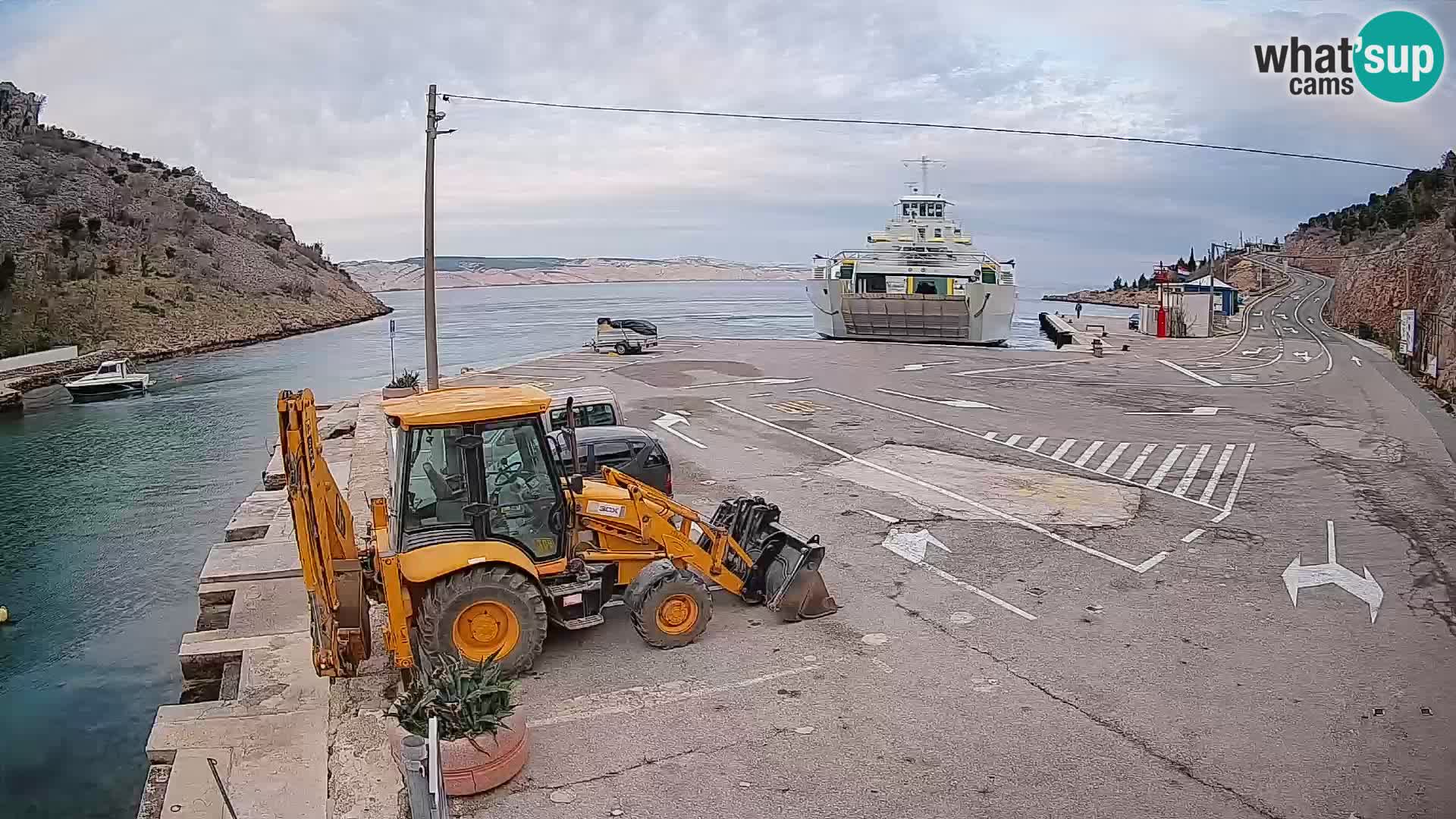 Webcam porto traghetti di Prizna – per l’isola di Pag