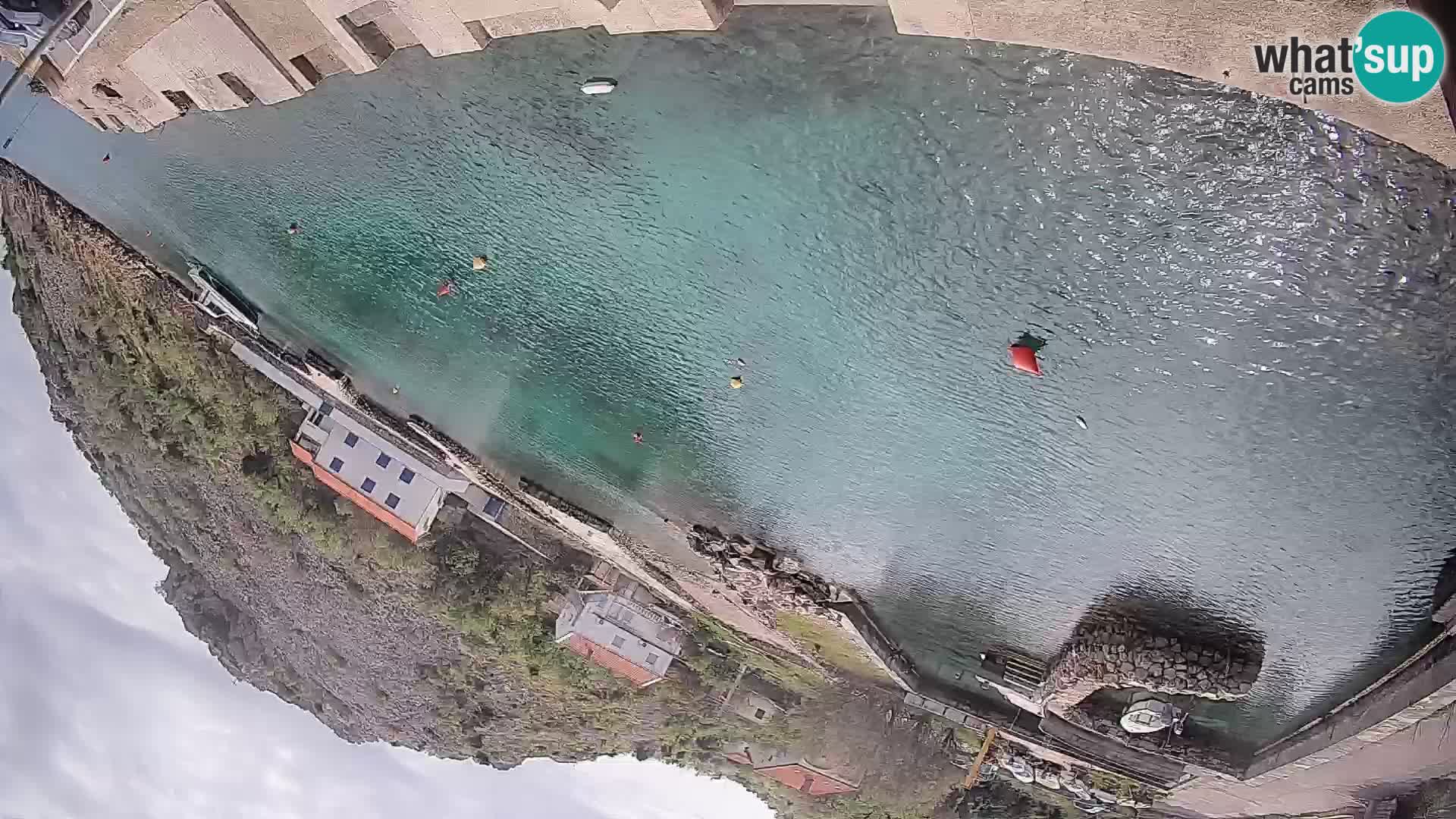 Webcam Fährhafen Prizna – zur Insel Pag