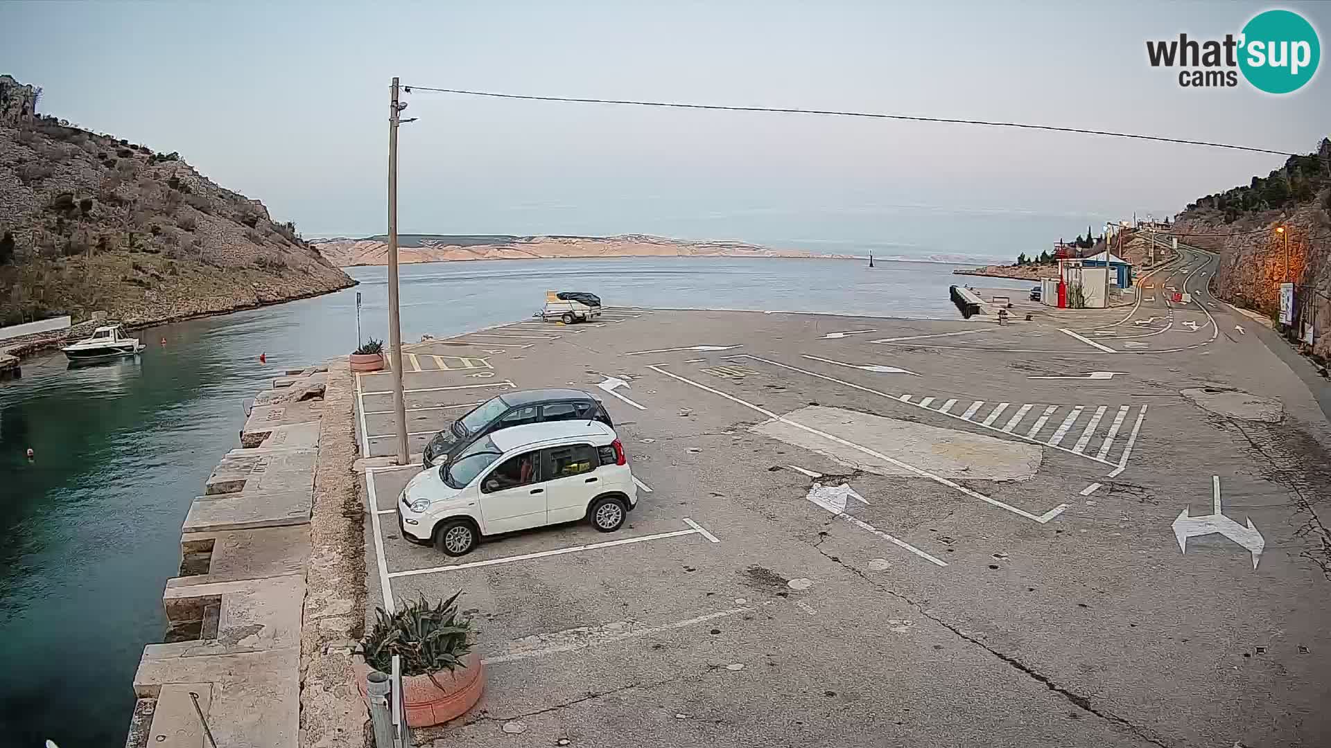 Webcam porto traghetti di Prizna – per l’isola di Pag
