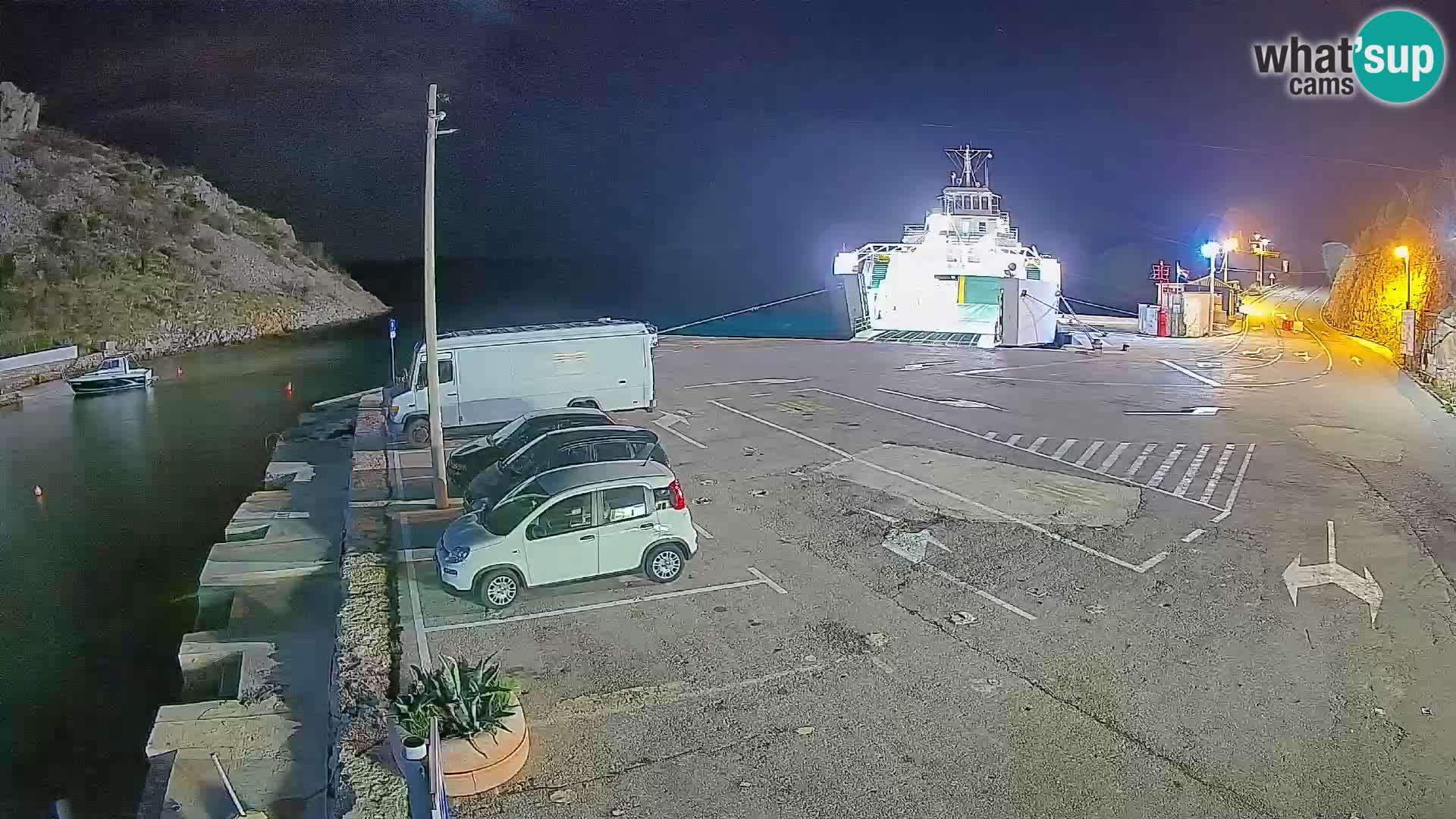 Webcam porto traghetti di Prizna – per l’isola di Pag