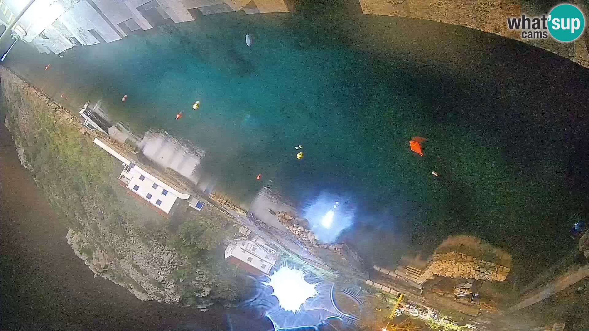 Webcam Prizna ferry port to Pag island