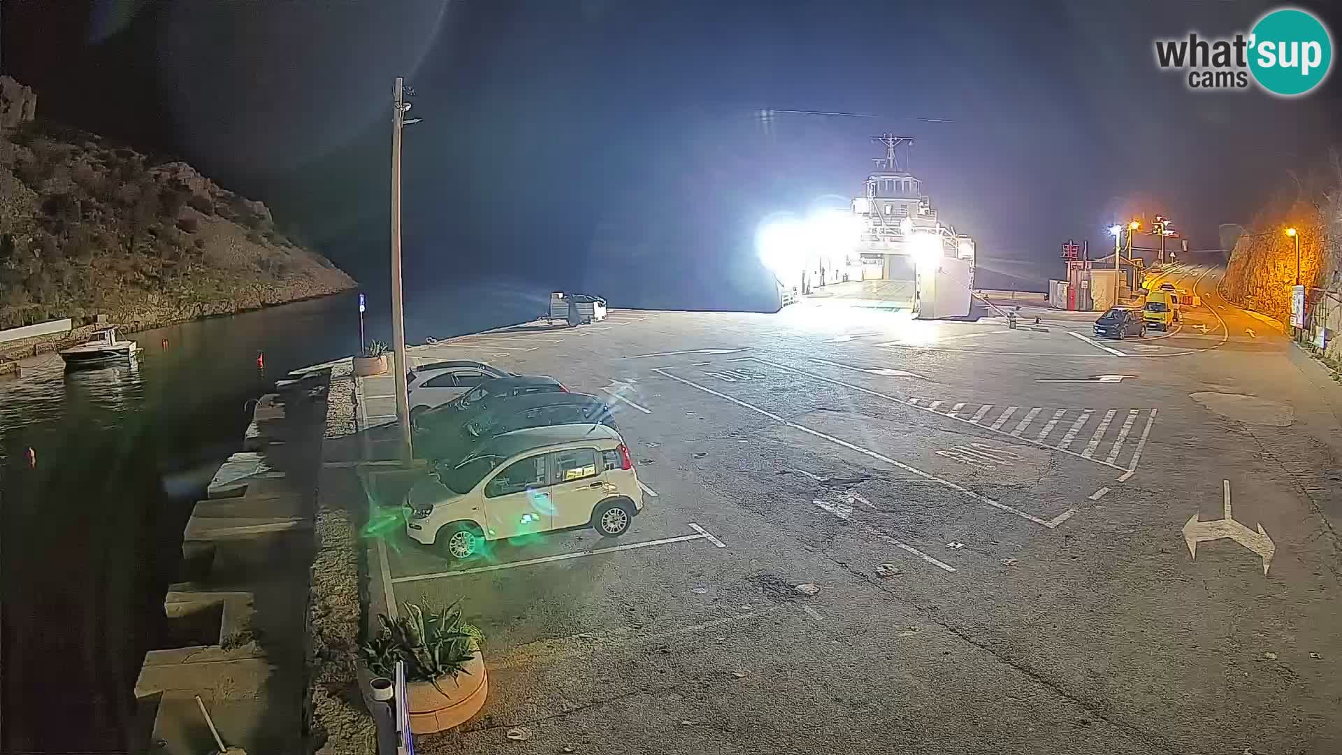 Webcam porto traghetti di Prizna – per l’isola di Pag