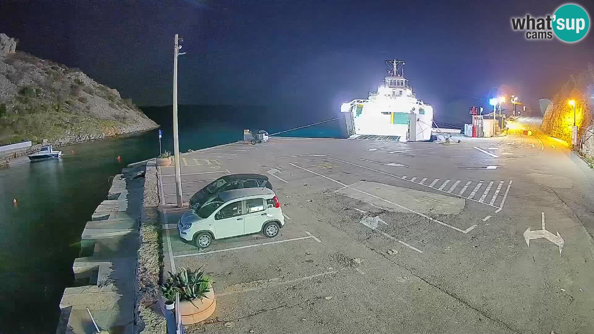 Webcam porto traghetti di Prizna – per l’isola di Pag