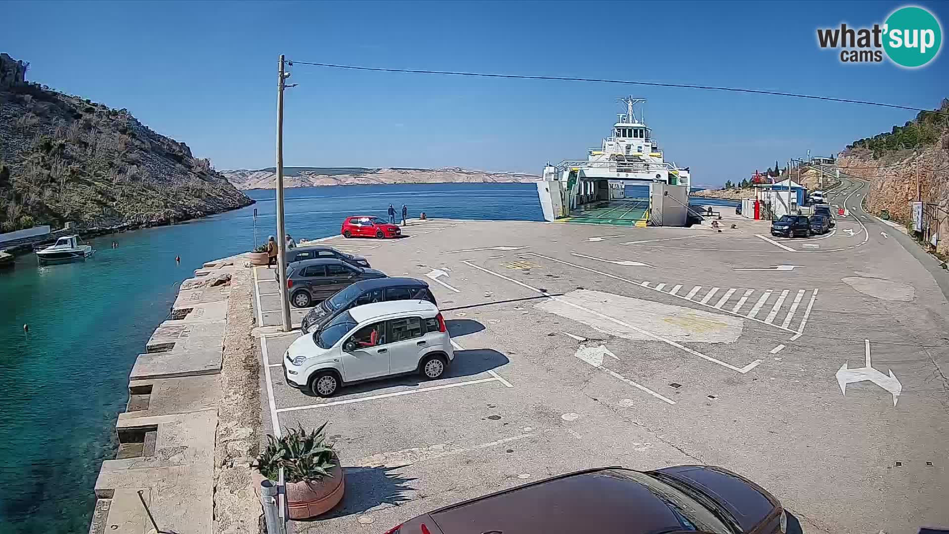 Webcam porto traghetti di Prizna – per l’isola di Pag