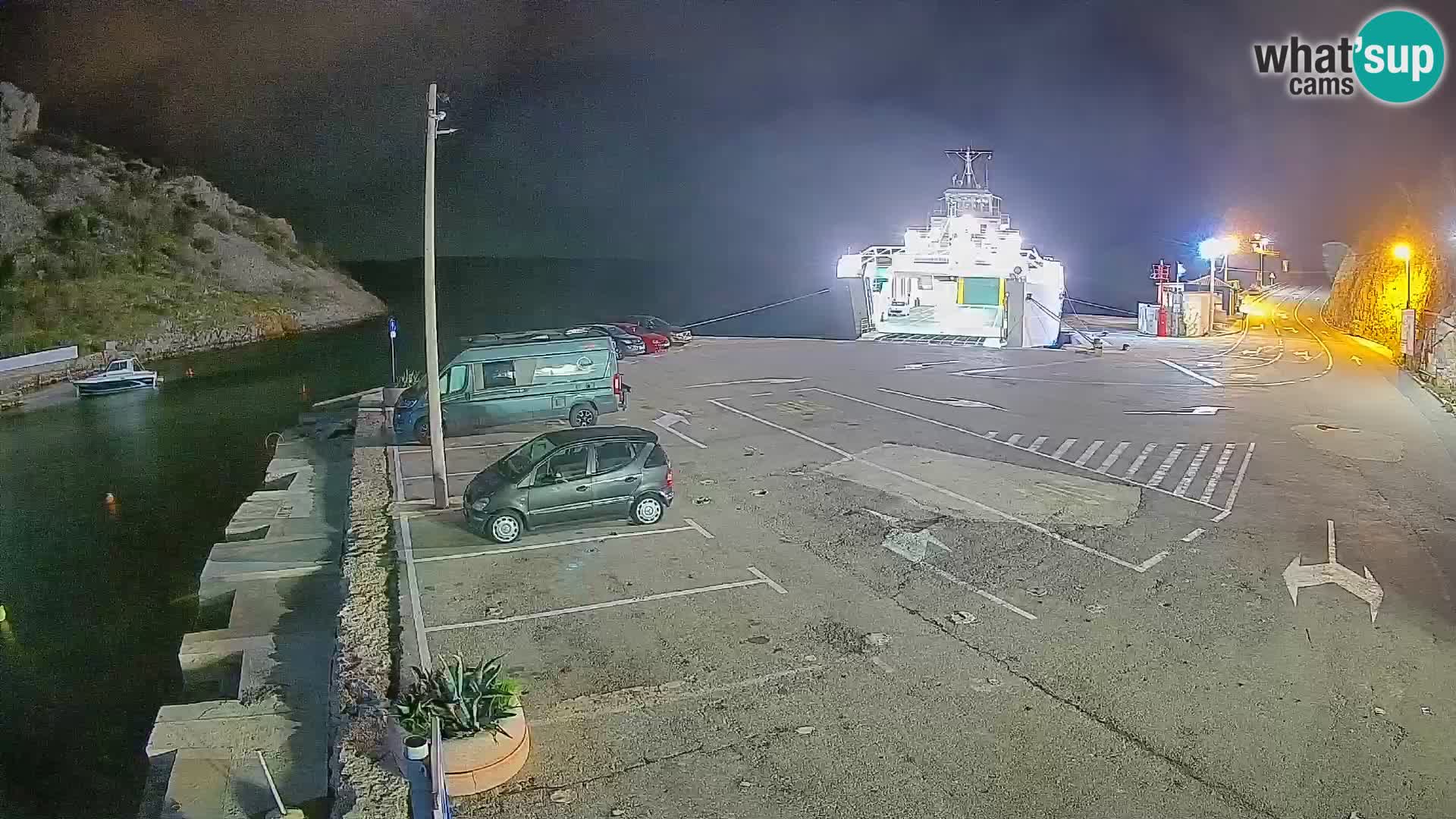 Webcam porto traghetti di Prizna – per l’isola di Pag