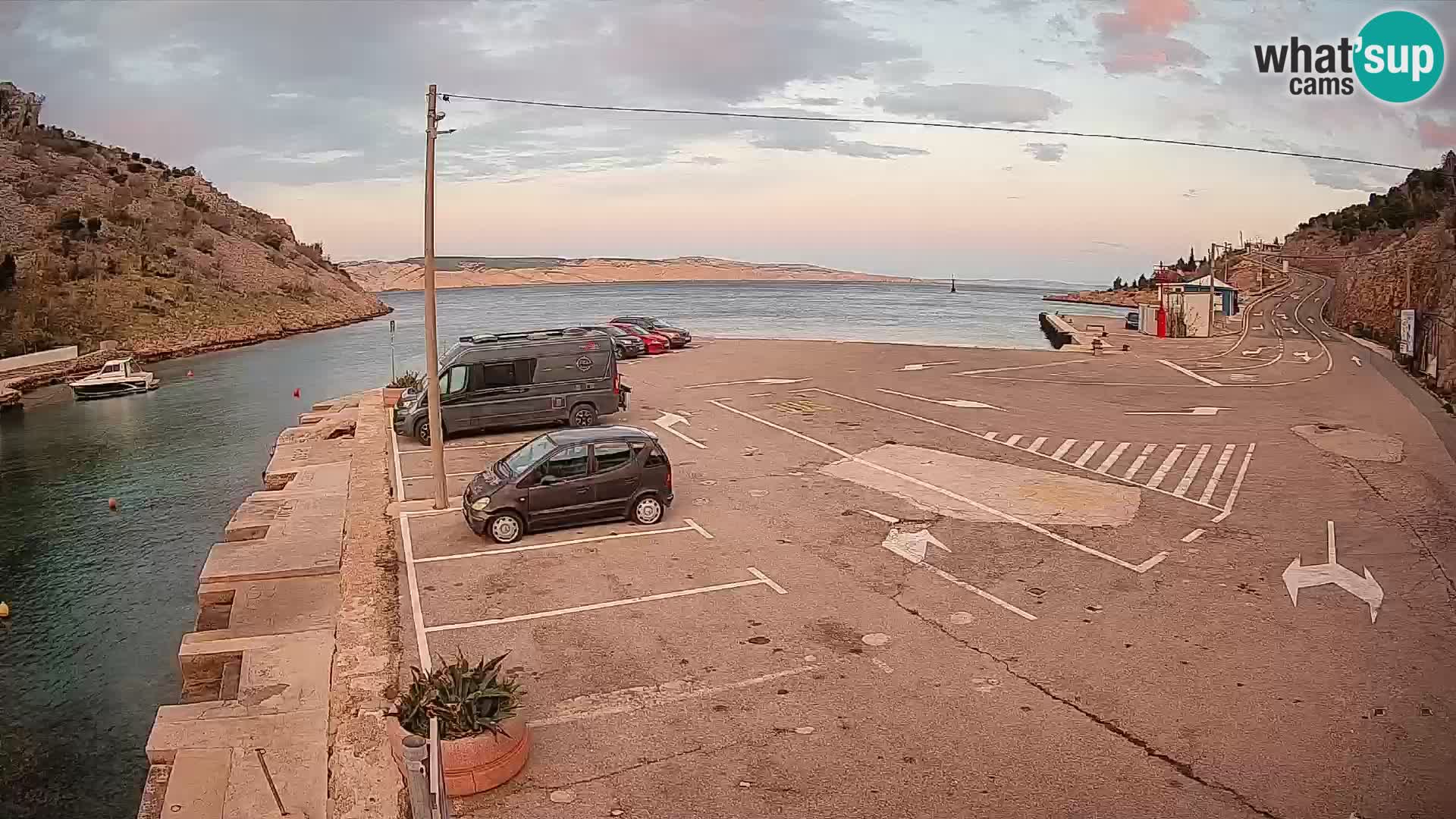 Webcam porto traghetti di Prizna – per l’isola di Pag