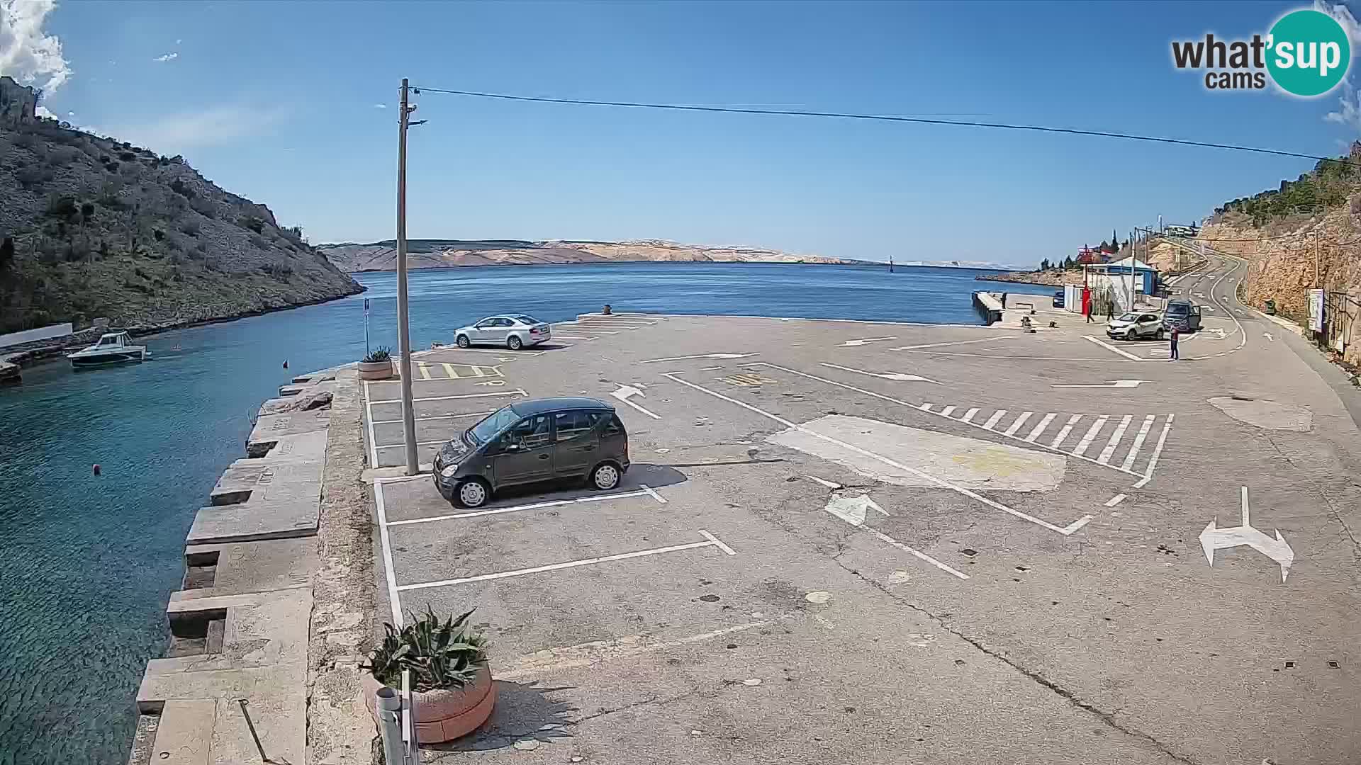 Webcam porto traghetti di Prizna – per l’isola di Pag