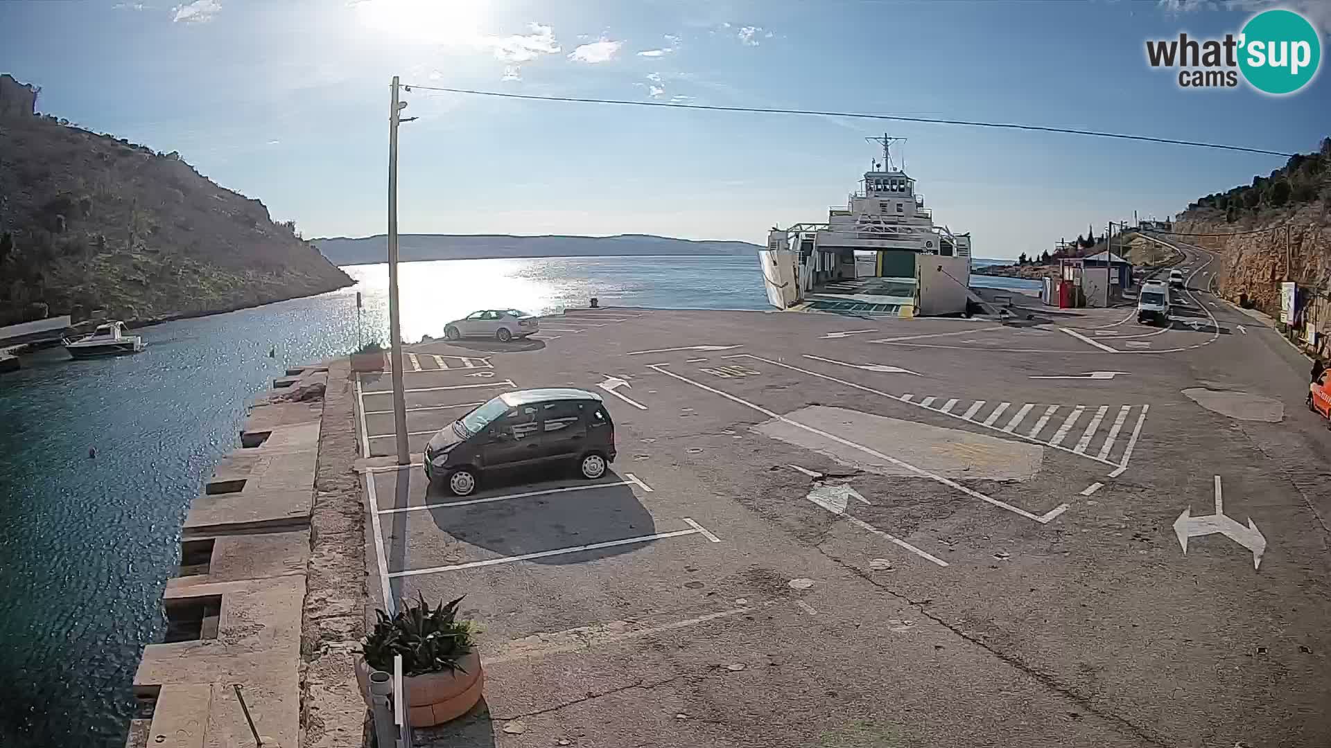 Webcam porto traghetti di Prizna – per l’isola di Pag