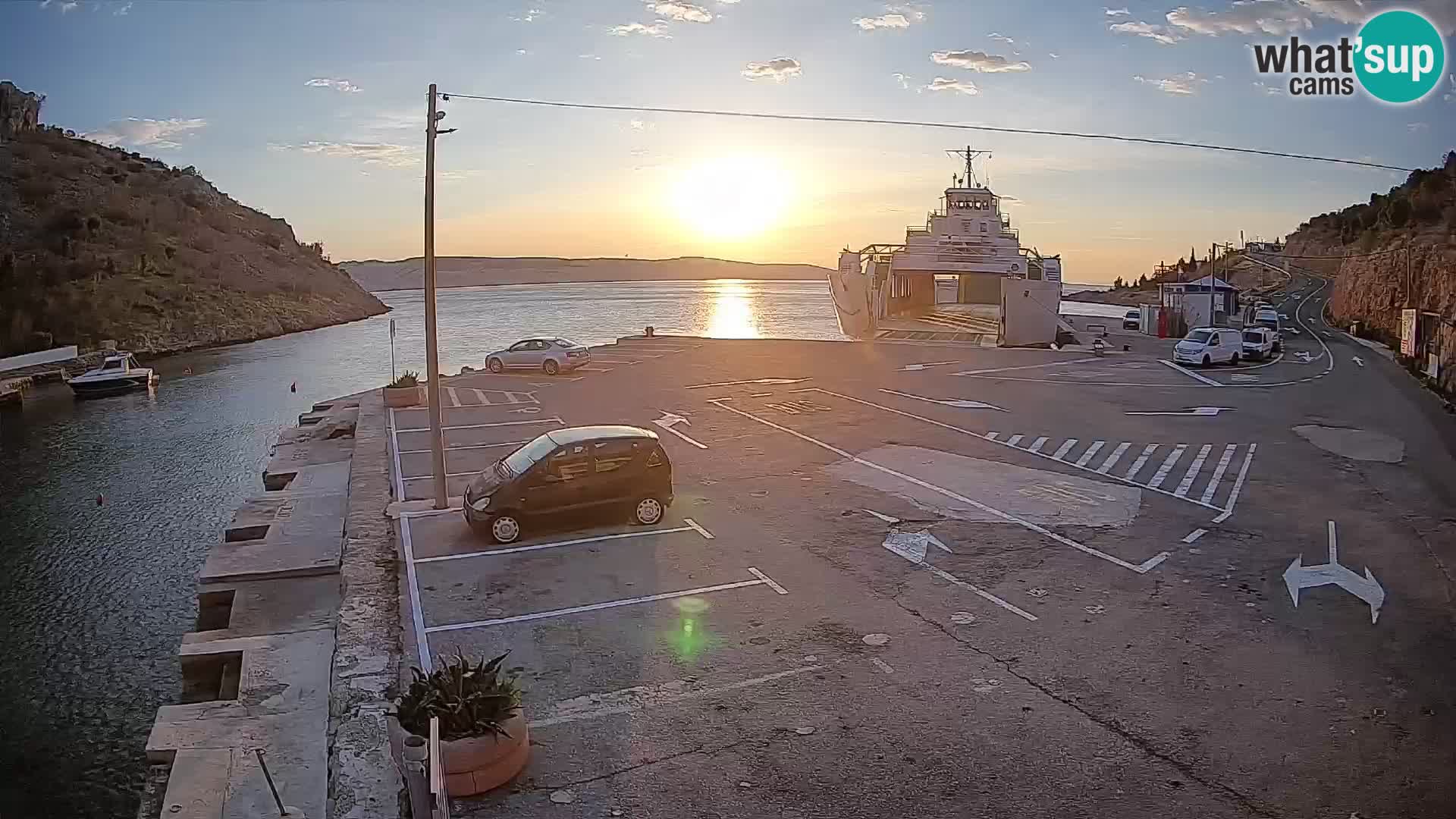 Webcam porto traghetti di Prizna – per l’isola di Pag