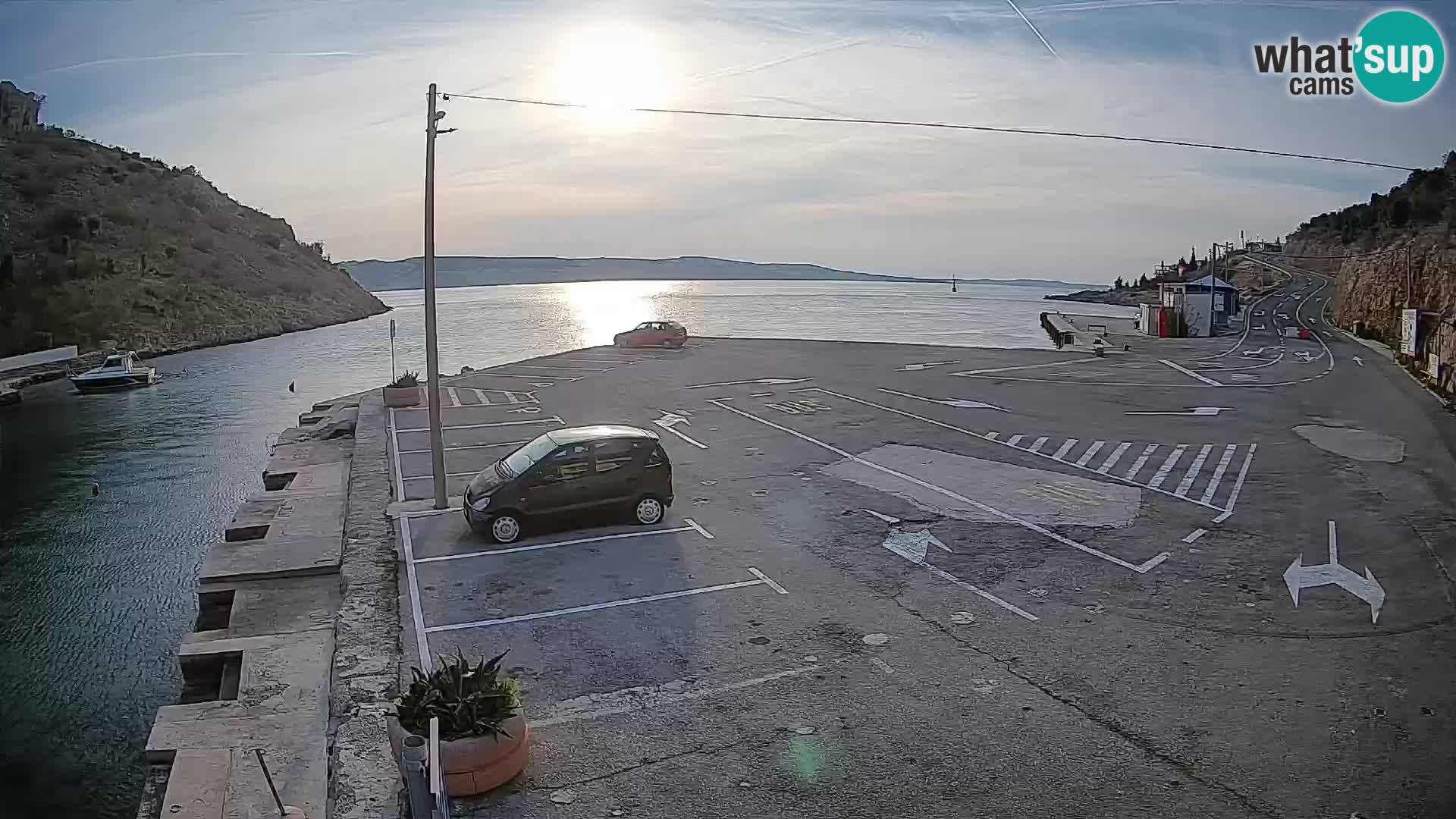 Webcam porto traghetti di Prizna – per l’isola di Pag