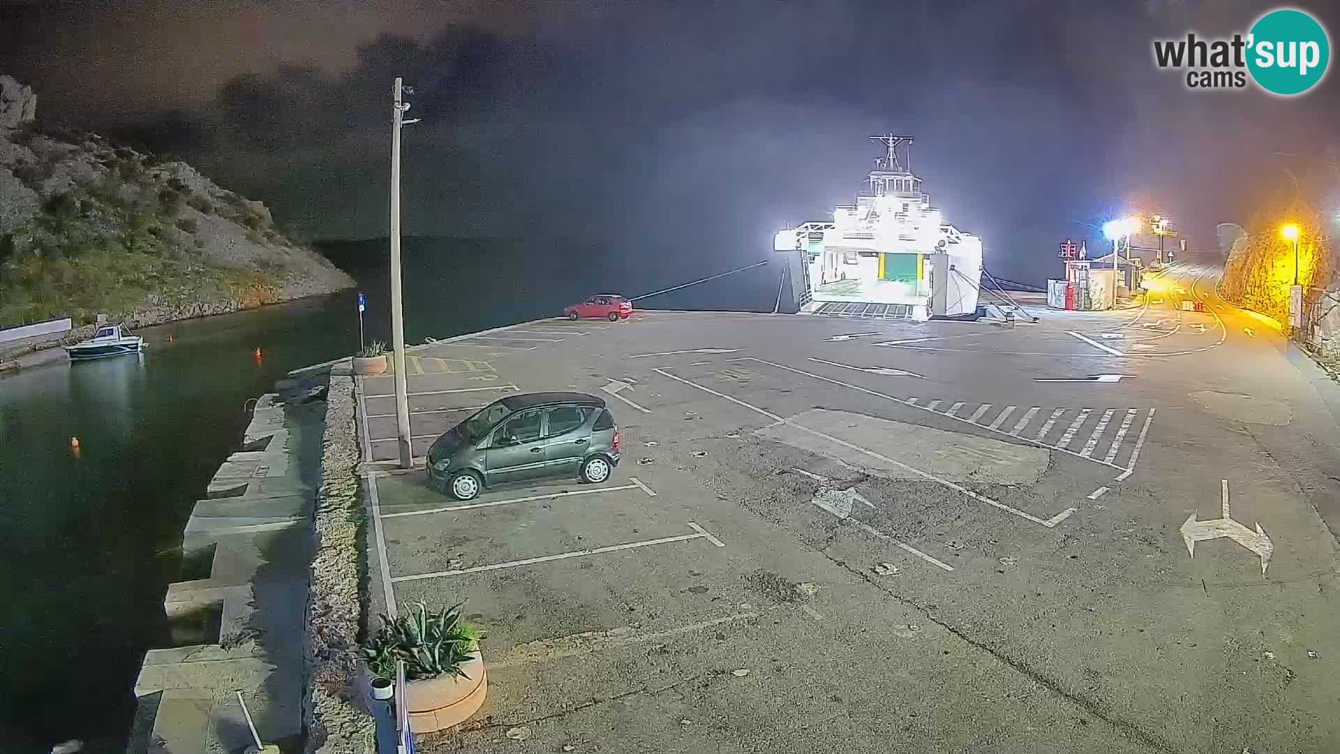 Webcam porto traghetti di Prizna – per l’isola di Pag