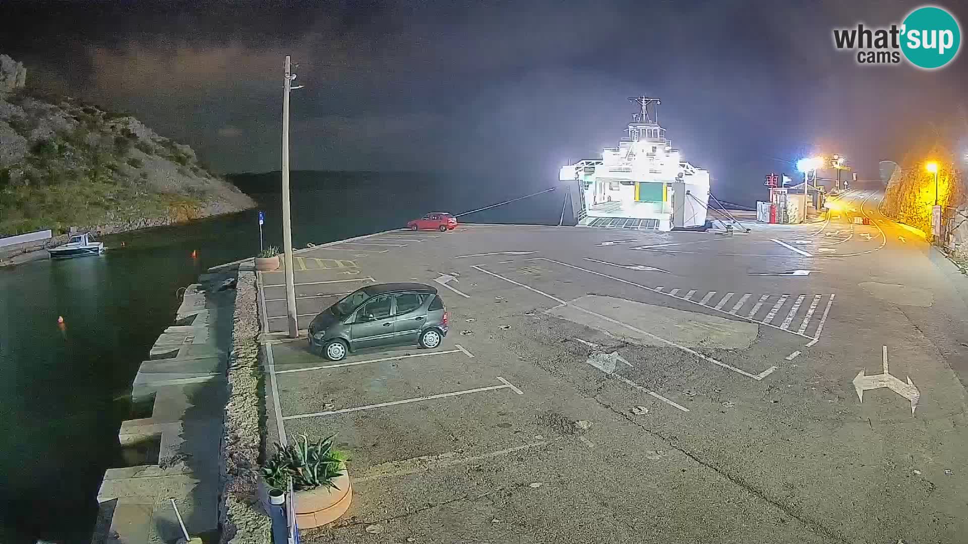 Webcam porto traghetti di Prizna – per l’isola di Pag