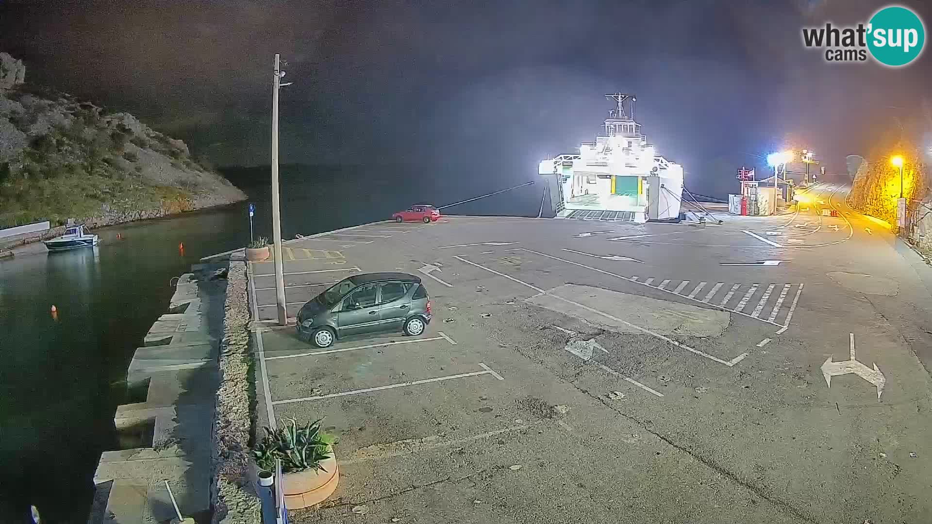 Webcam porto traghetti di Prizna – per l’isola di Pag