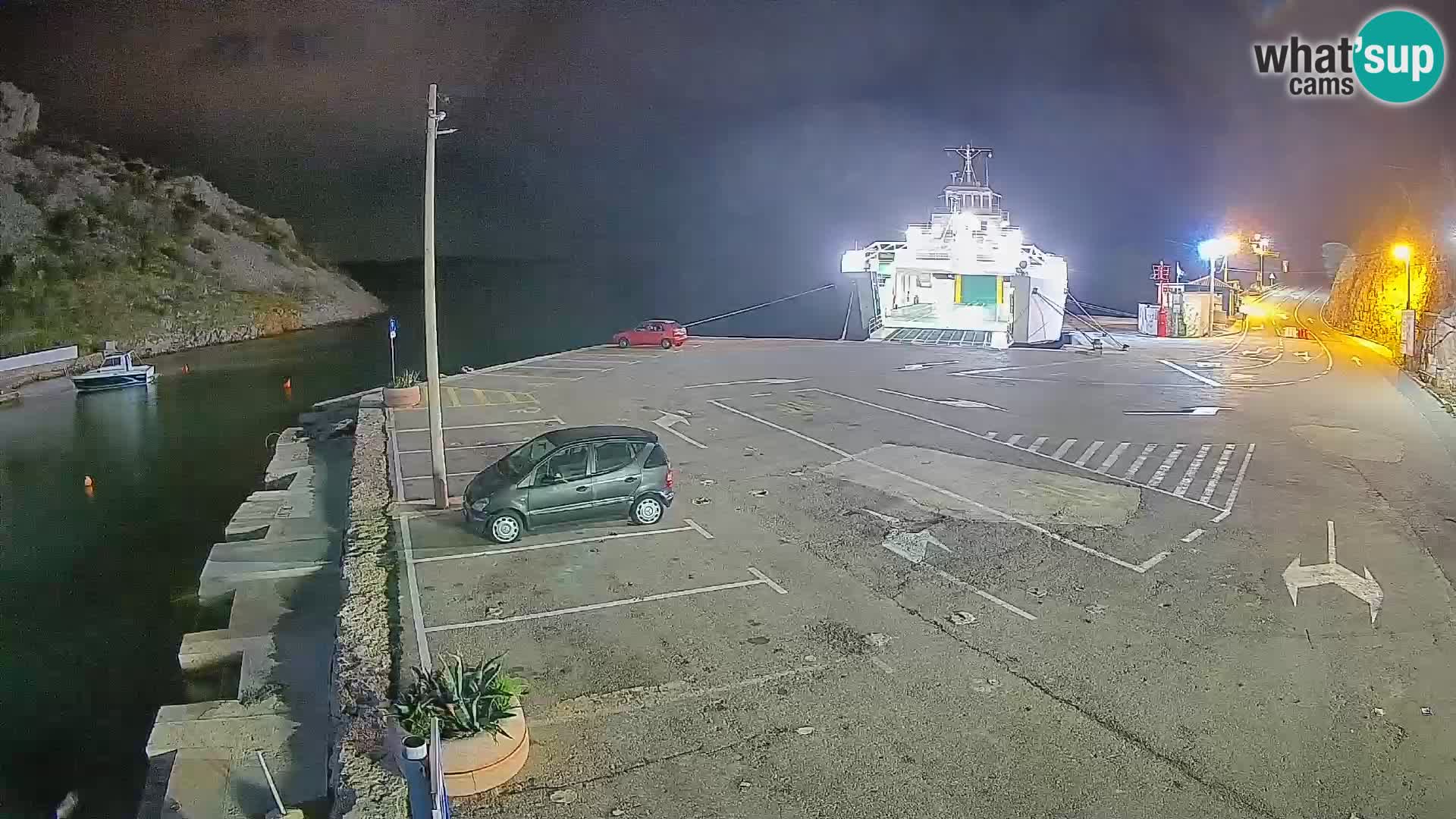 Webcam porto traghetti di Prizna – per l’isola di Pag