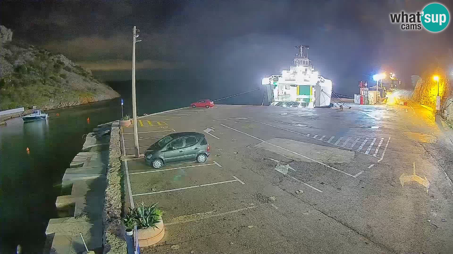 Webcam porto traghetti di Prizna – per l’isola di Pag