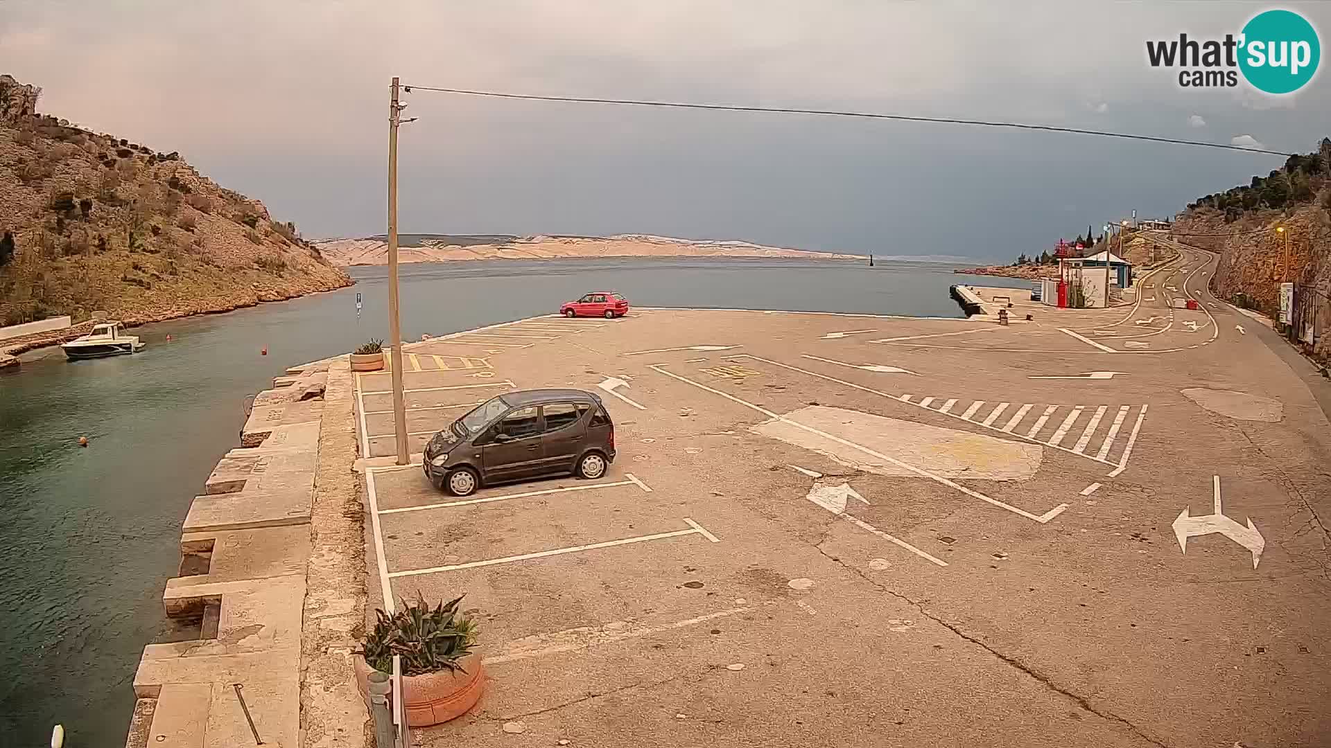 Webcam porto traghetti di Prizna – per l’isola di Pag