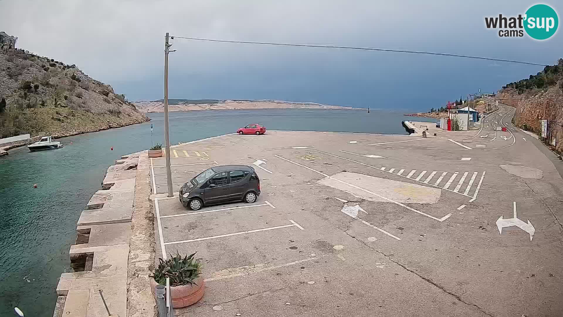 Webcam porto traghetti di Prizna – per l’isola di Pag