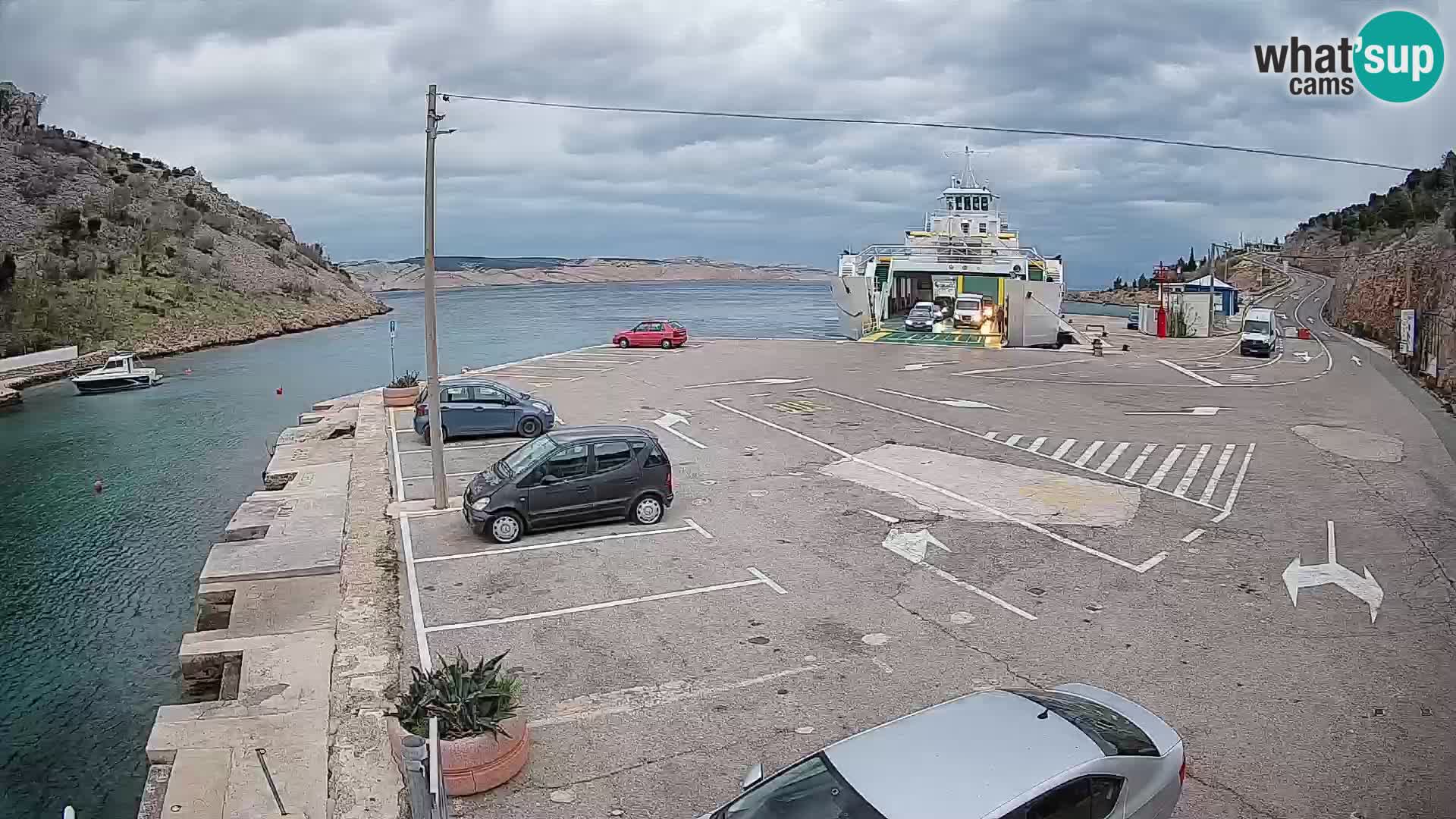 Webcam porto traghetti di Prizna – per l’isola di Pag