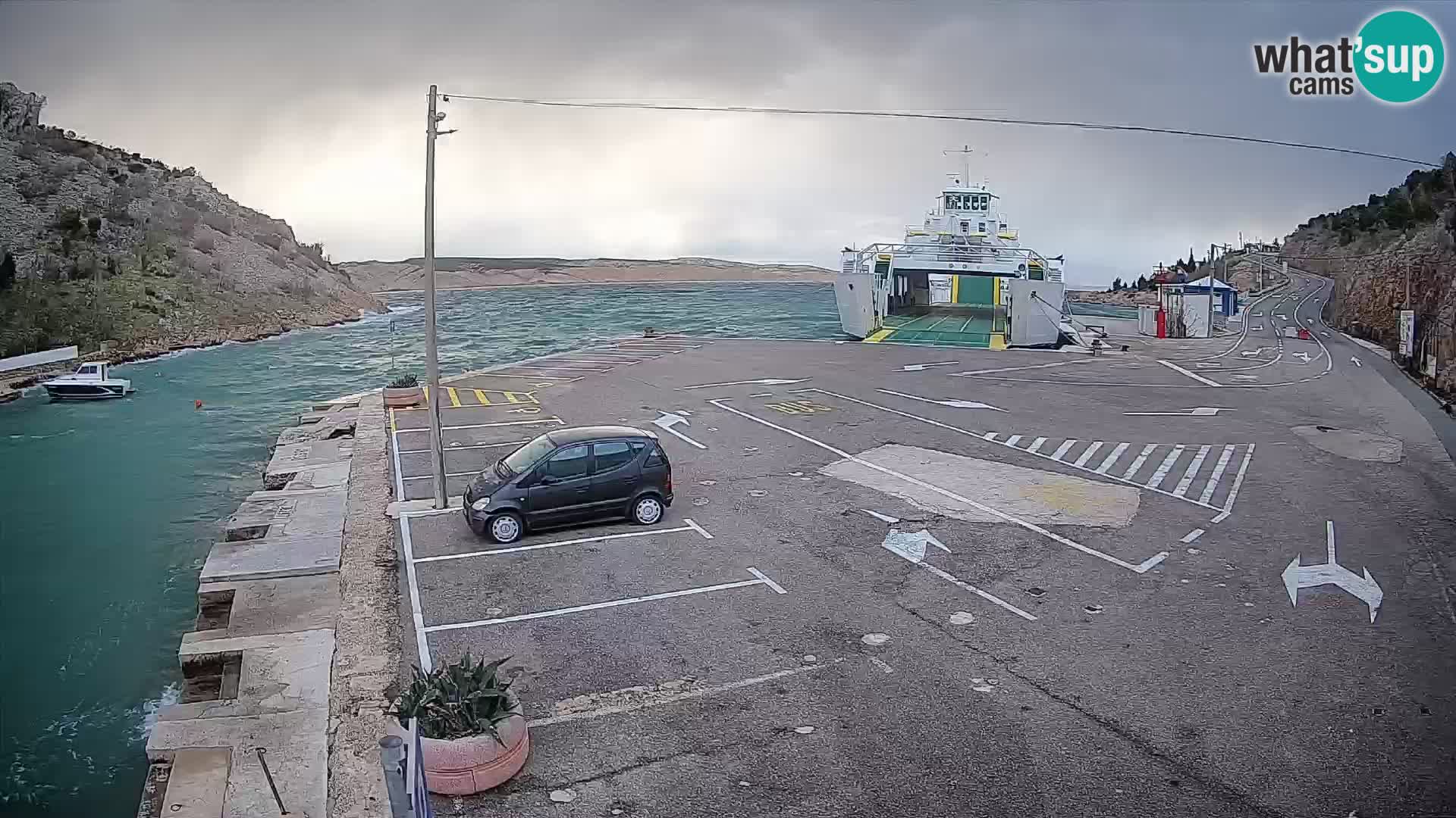 Webcam porto traghetti di Prizna – per l’isola di Pag